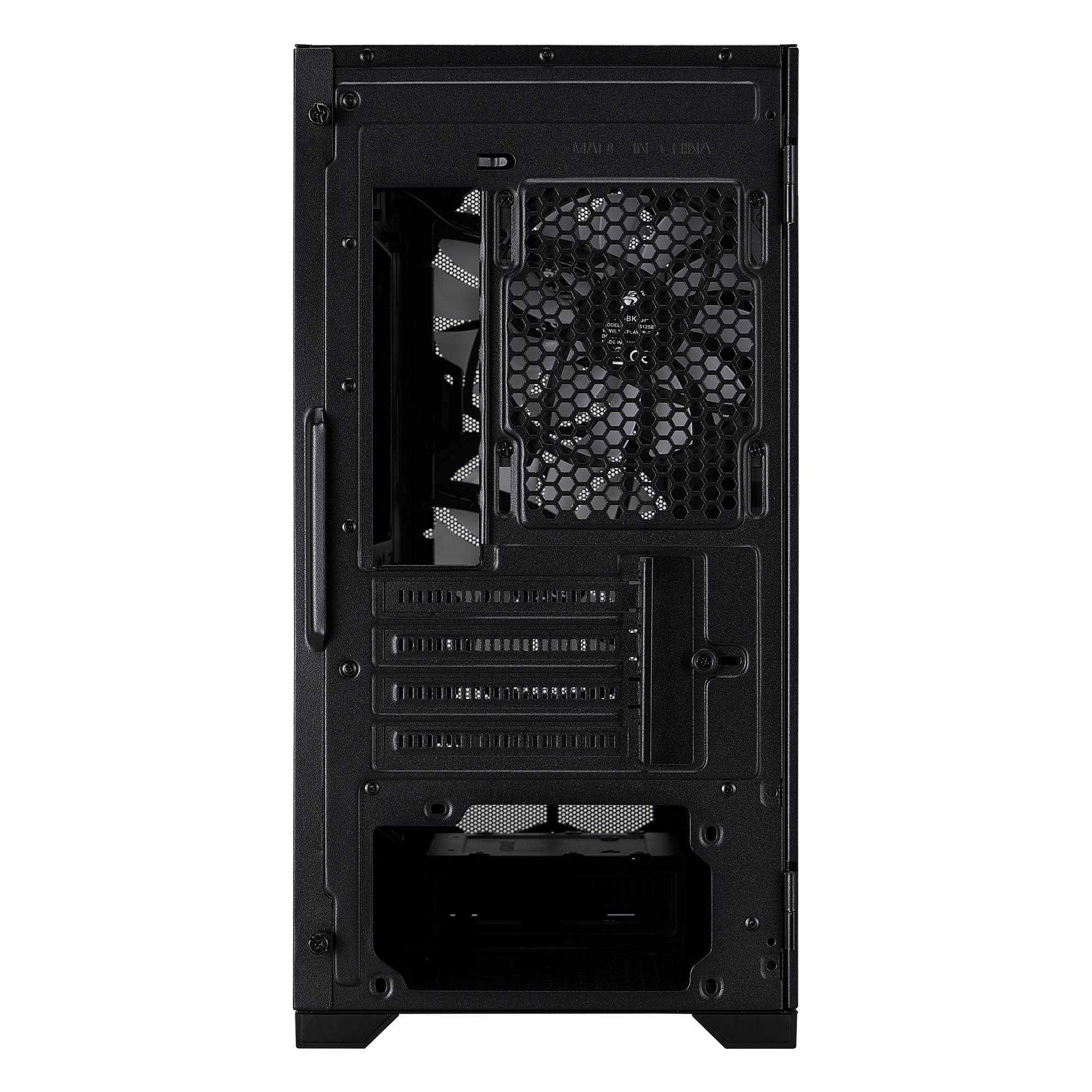 Корпус 1stPlayer D4-M-BK-2F1P-1F1 Black фото7