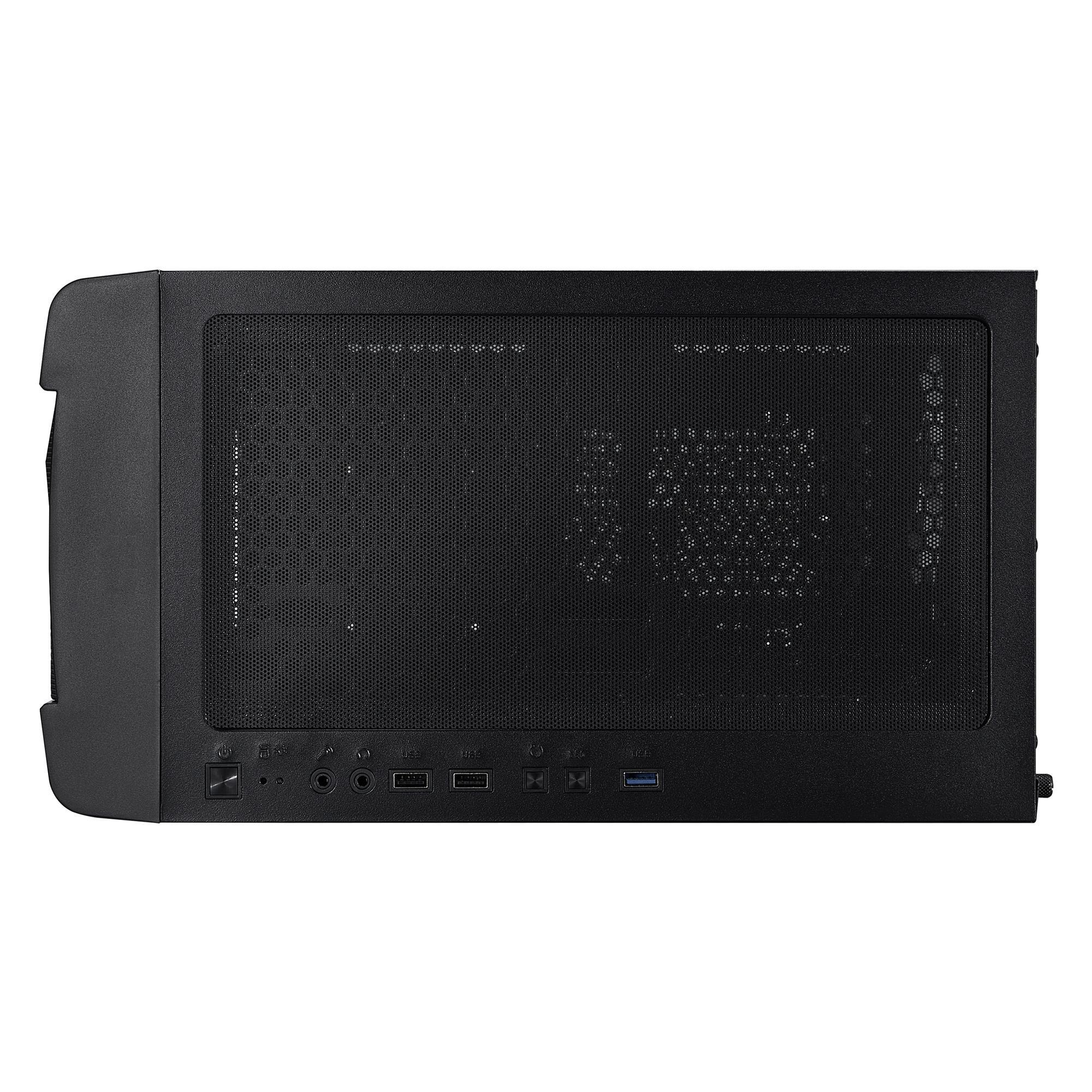 Корпус 1stPlayer D4-M-BK-2F1P-1F1 Black фото8
