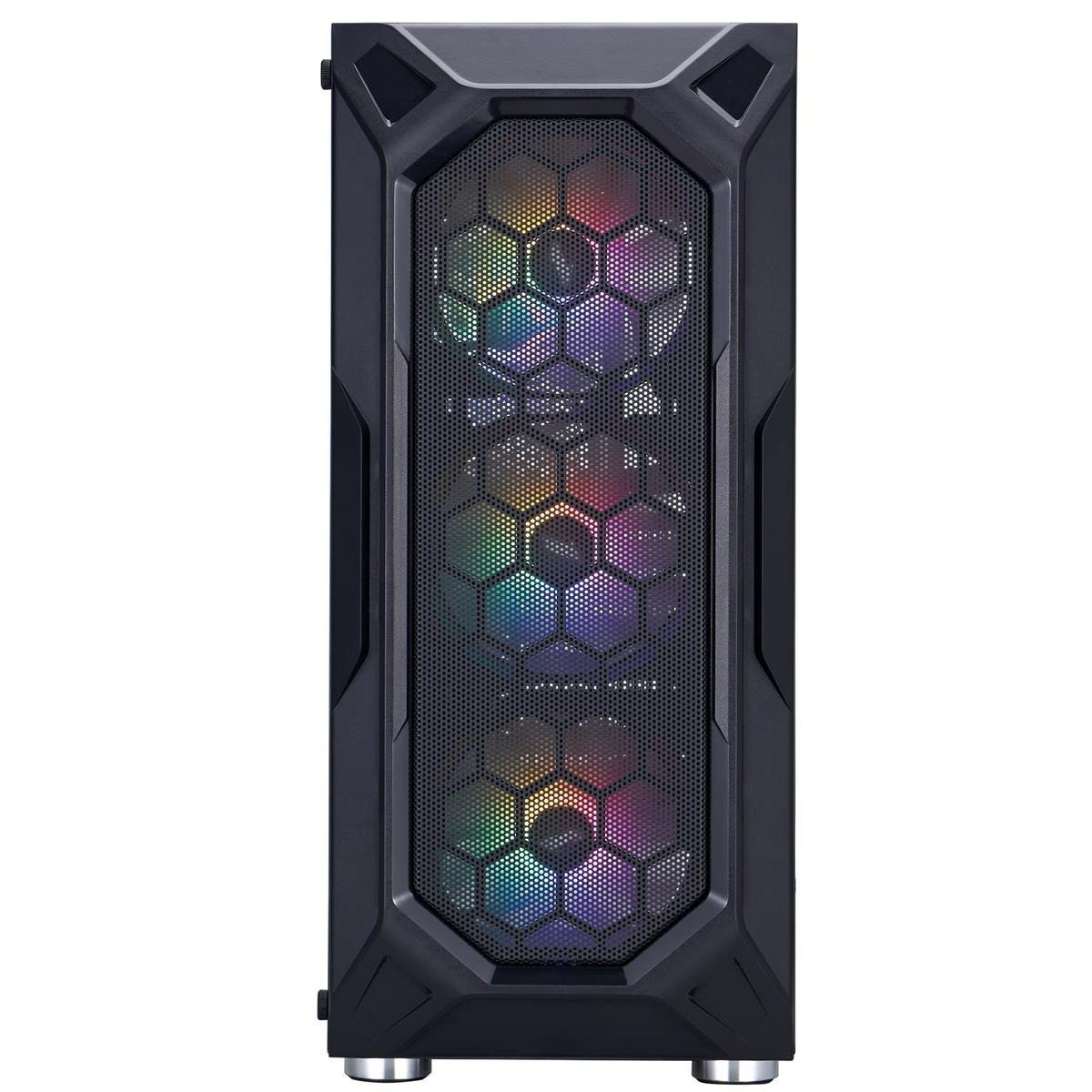 Корпус 1stPlayer X6-BK-4F1 Black без БЖ фото3