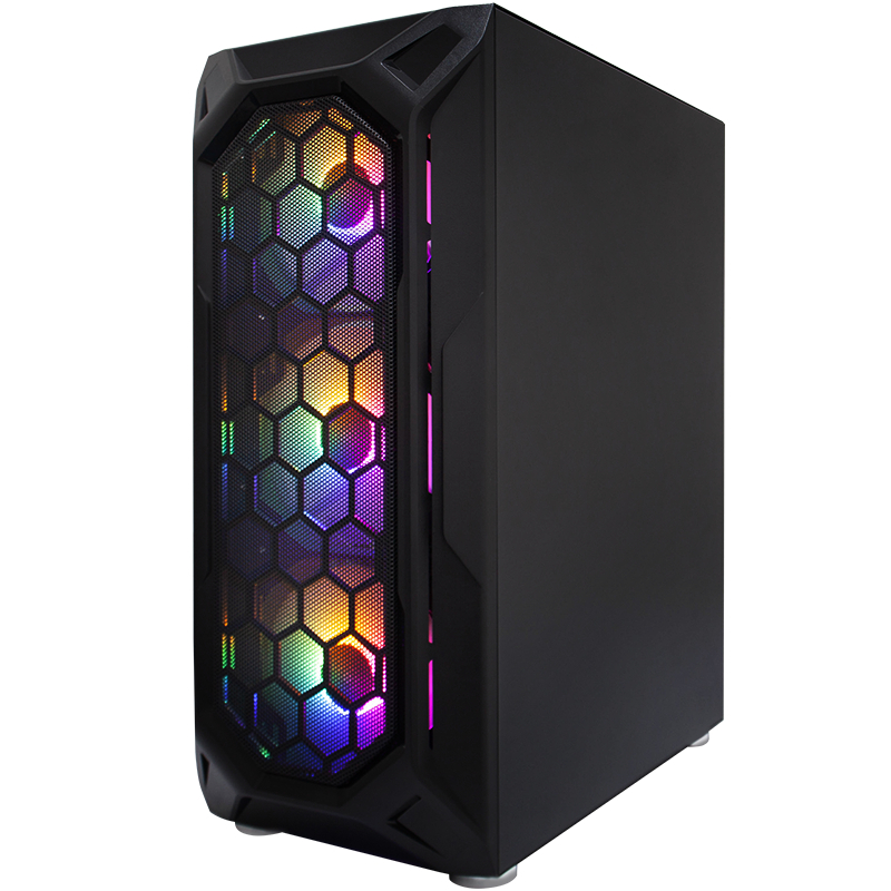 Корпус 1stPlayer X6-BK-4F1 Black без БЖ фото5