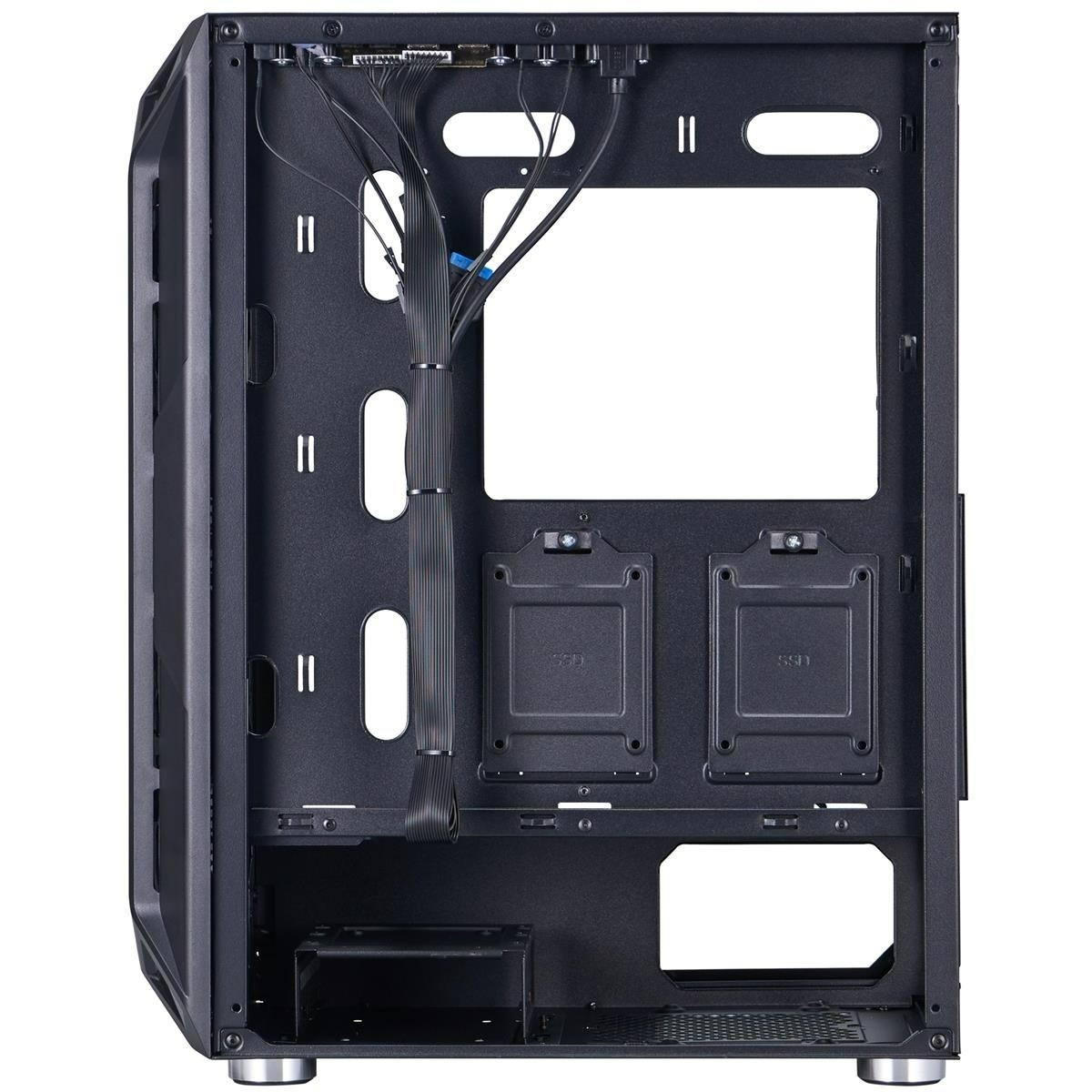 Корпус 1stPlayer X6-BK-4F1 Black без БЖ фото8