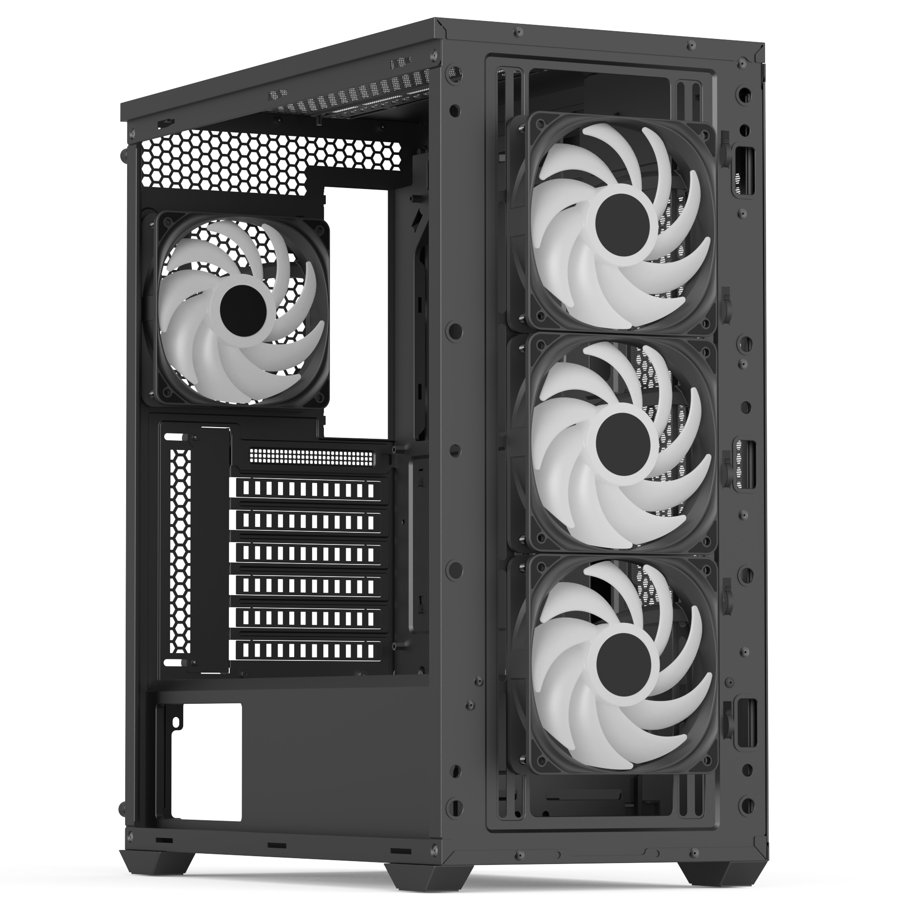 Корпус AeroCool D502A-G-BK-v1 (ACCM-DS02043.11) Black без БЖ фото4