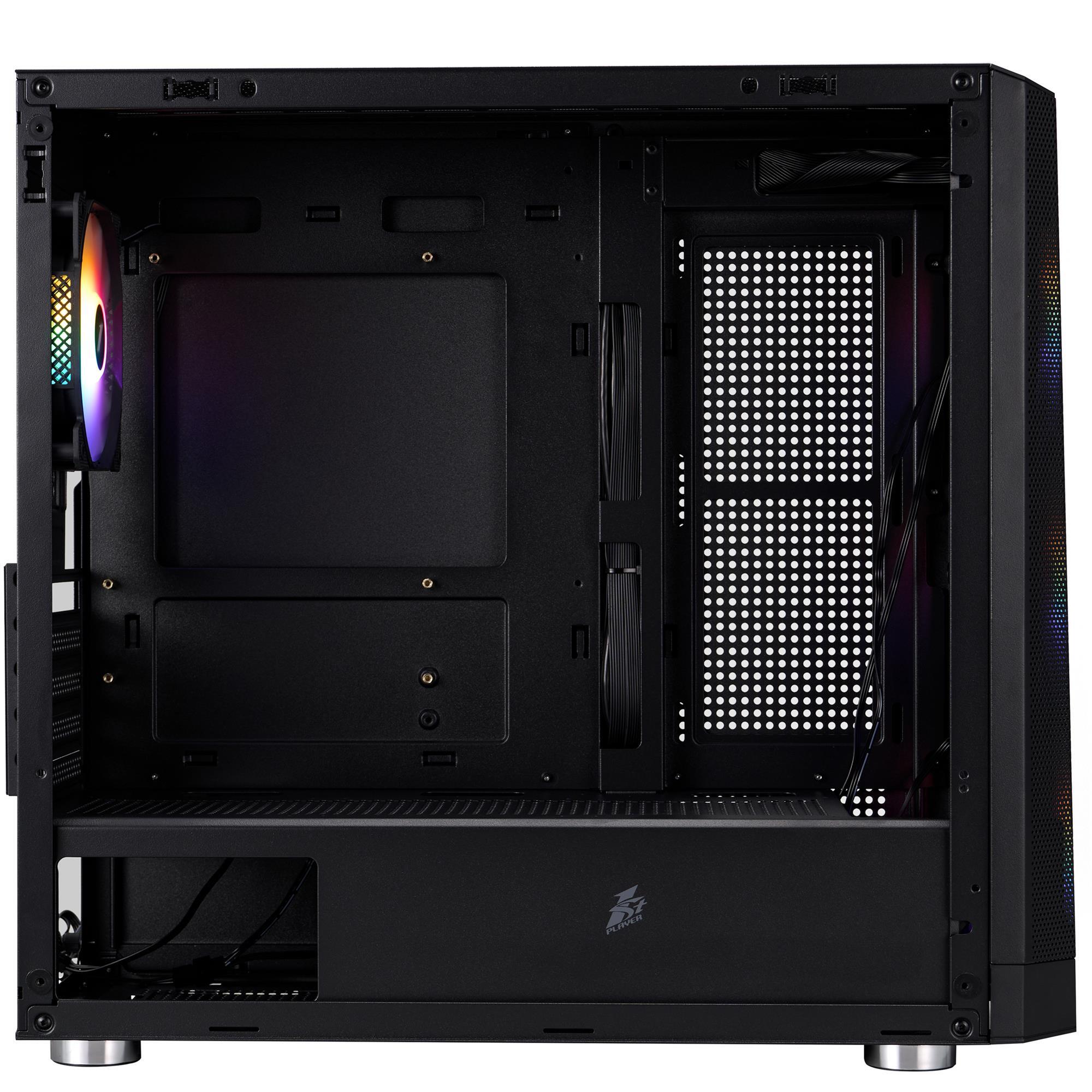 Корпус 1stPlayer FD5-M-BK-4F1 Black без БЖ фото3