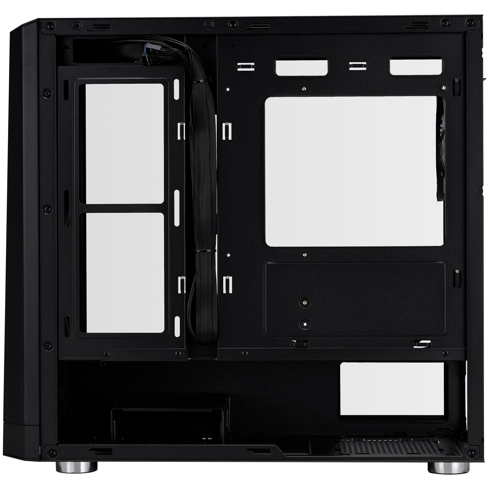 Корпус 1stPlayer FD5-M-BK-4F1 Black без БЖ фото4