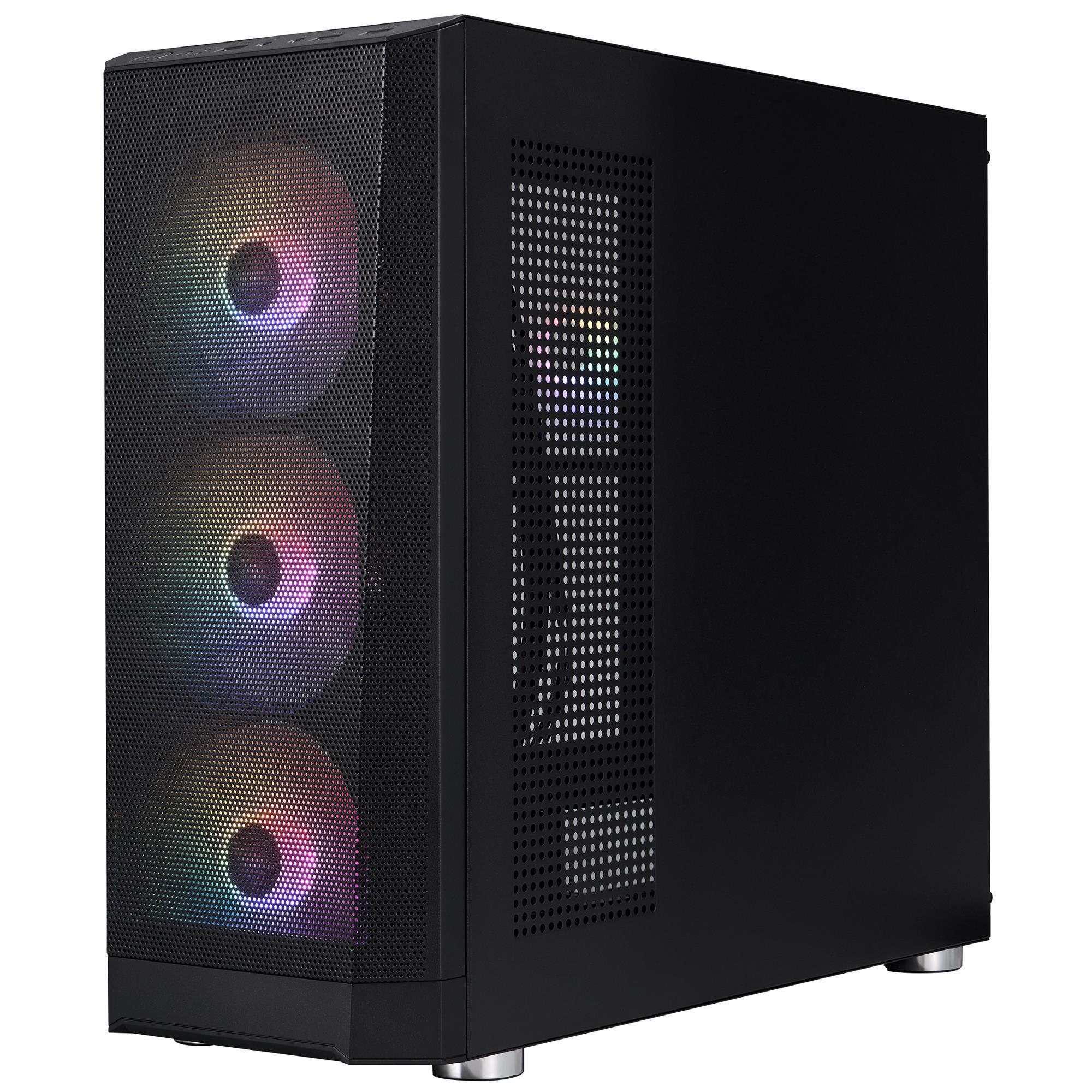 Корпус 1stPlayer FD5-M-BK-4F1 Black без БЖ фото6
