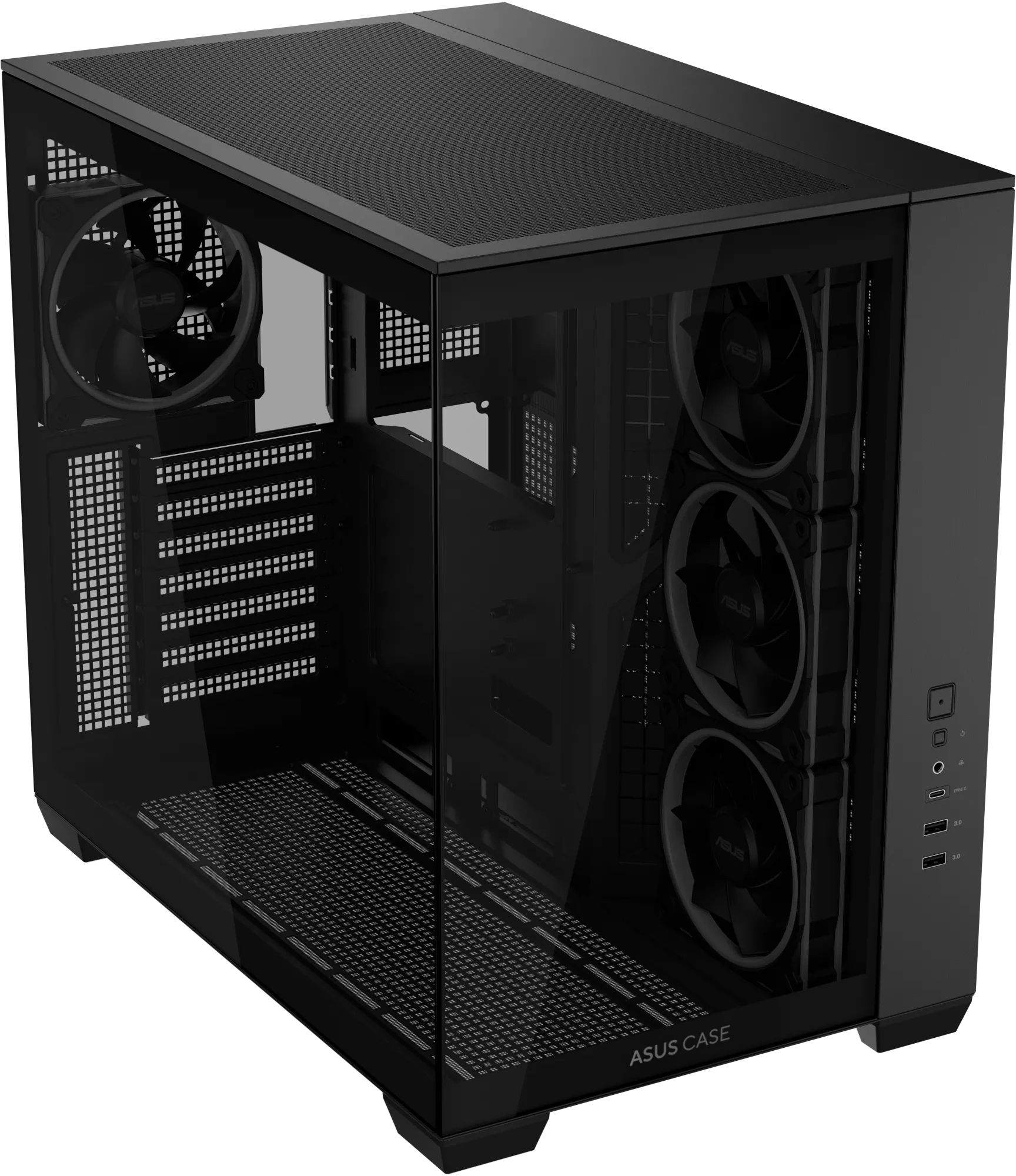 Корпус Asus A32 Plus Black Tempered Glass (90DC00S0-B19000) фото4