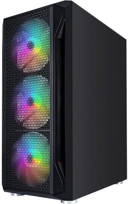 Корпус 1stPlayer X5-BK-4F1 Black без БЖ фото2