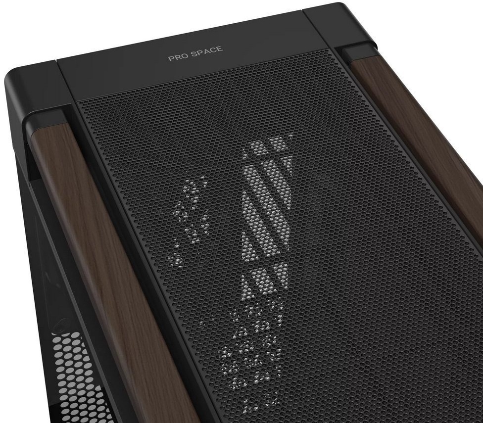 Корпус Asus ProArt PA602 Walnut Wood Tempered Glass Modern Black (90DC00J0-B09030) фото