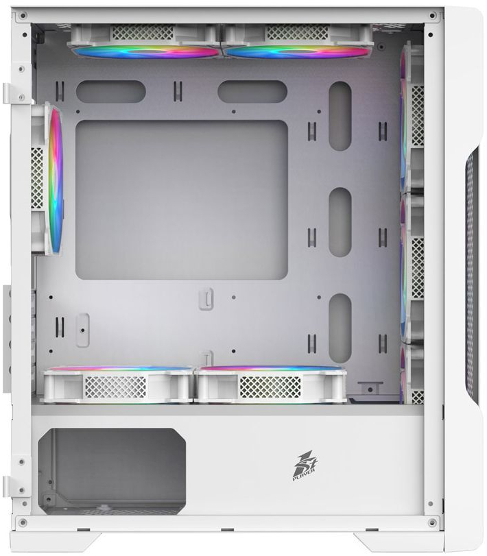 Корпус 1stPlayer T3-WH-4F1-W White без БЖ фото5