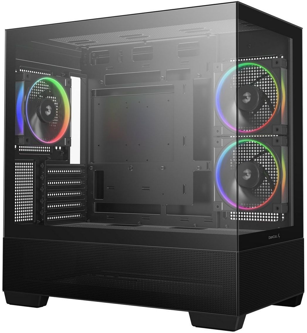 Корпус DeepCool CG380 3F Black (R-CG380-BKAGM3-G) без БП фото