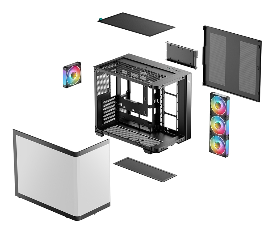 Корпус DeepCool CG530U 4F Black (R-CG530U-BKAGA4-G) без БЖ фото