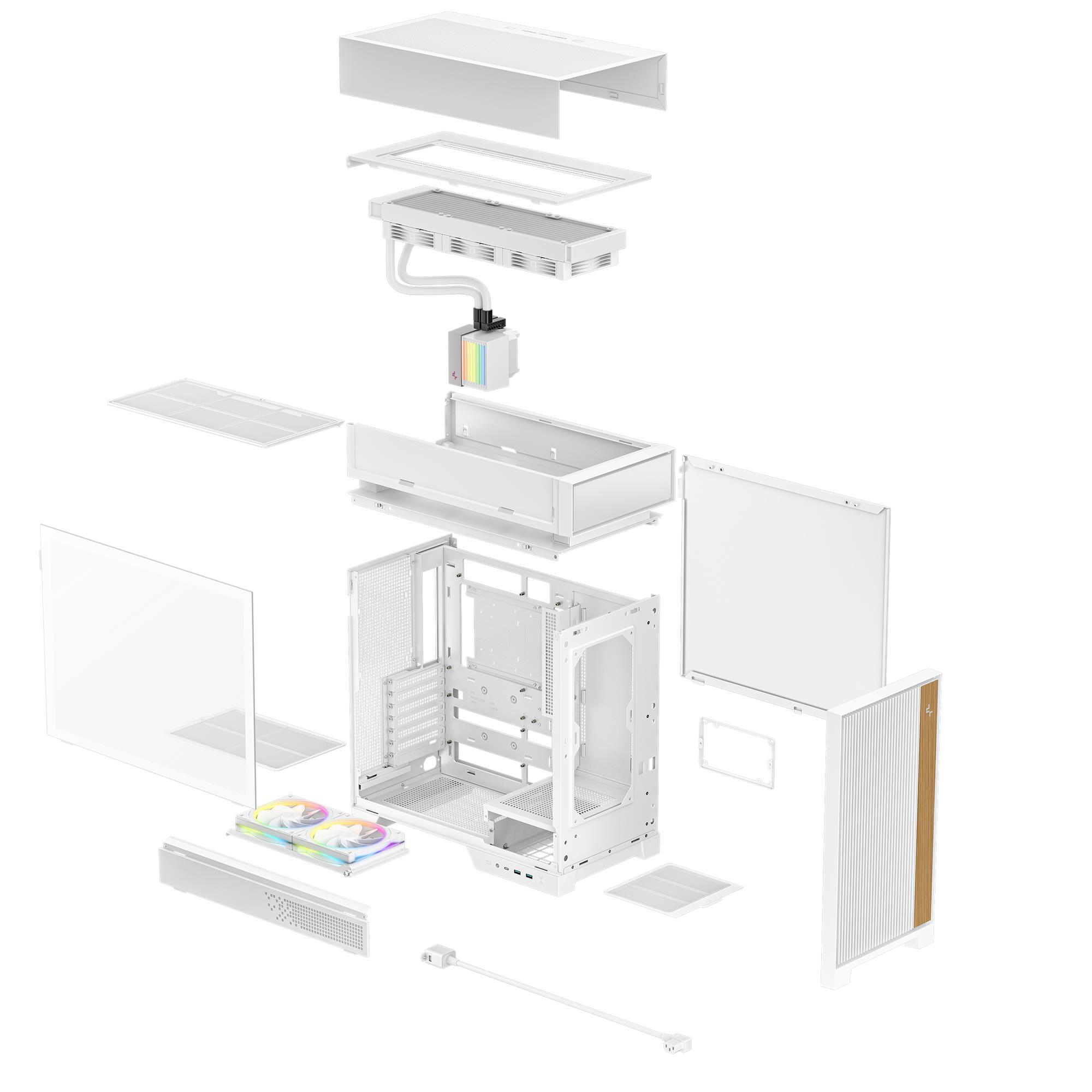 Корпус DeepCool CL6600 White (R-CL6600-WHNNA0-G) фото12