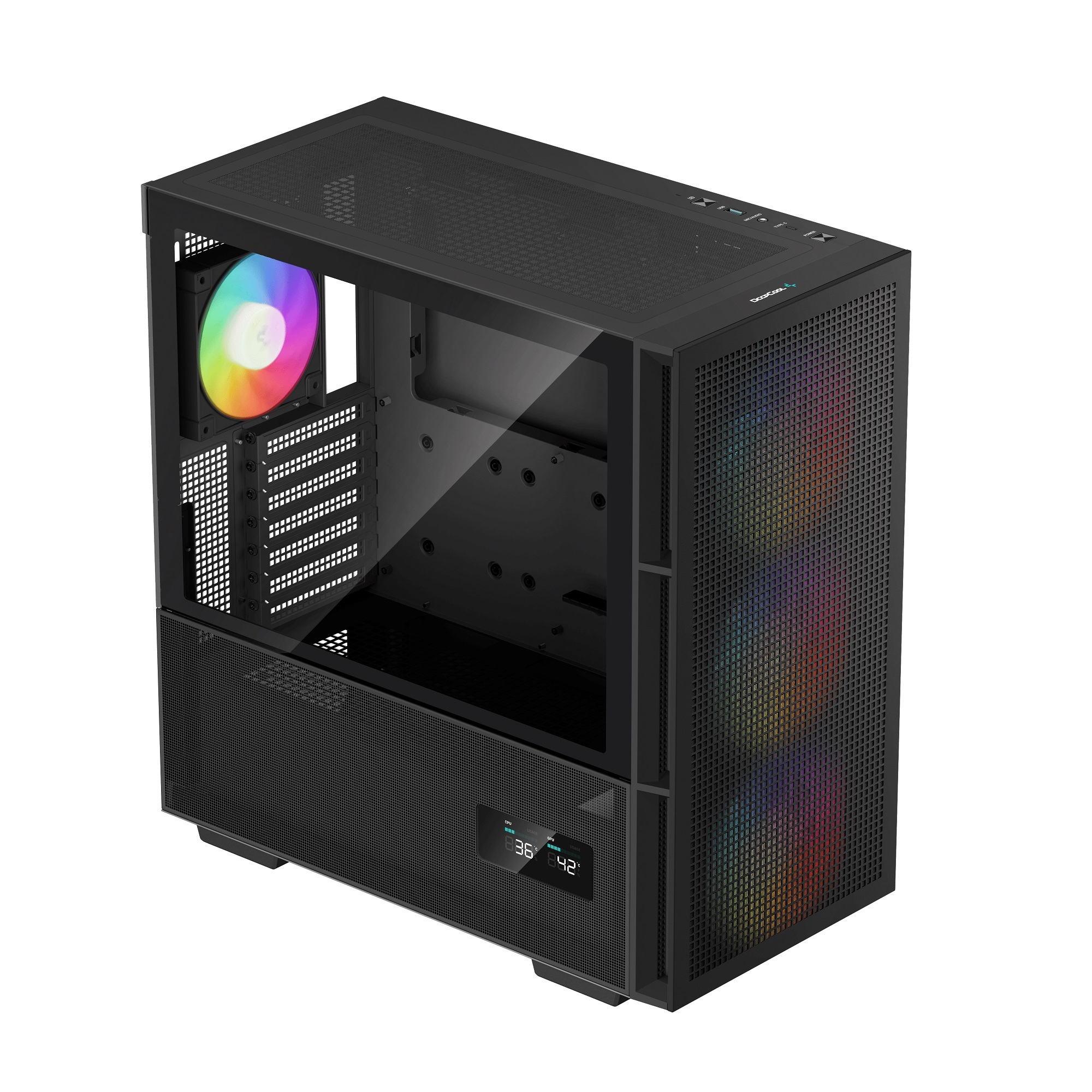 Корпус DeepCool CH560 Digital Black (R-CH560-BKAPE4D-G-1) без БП фото3
