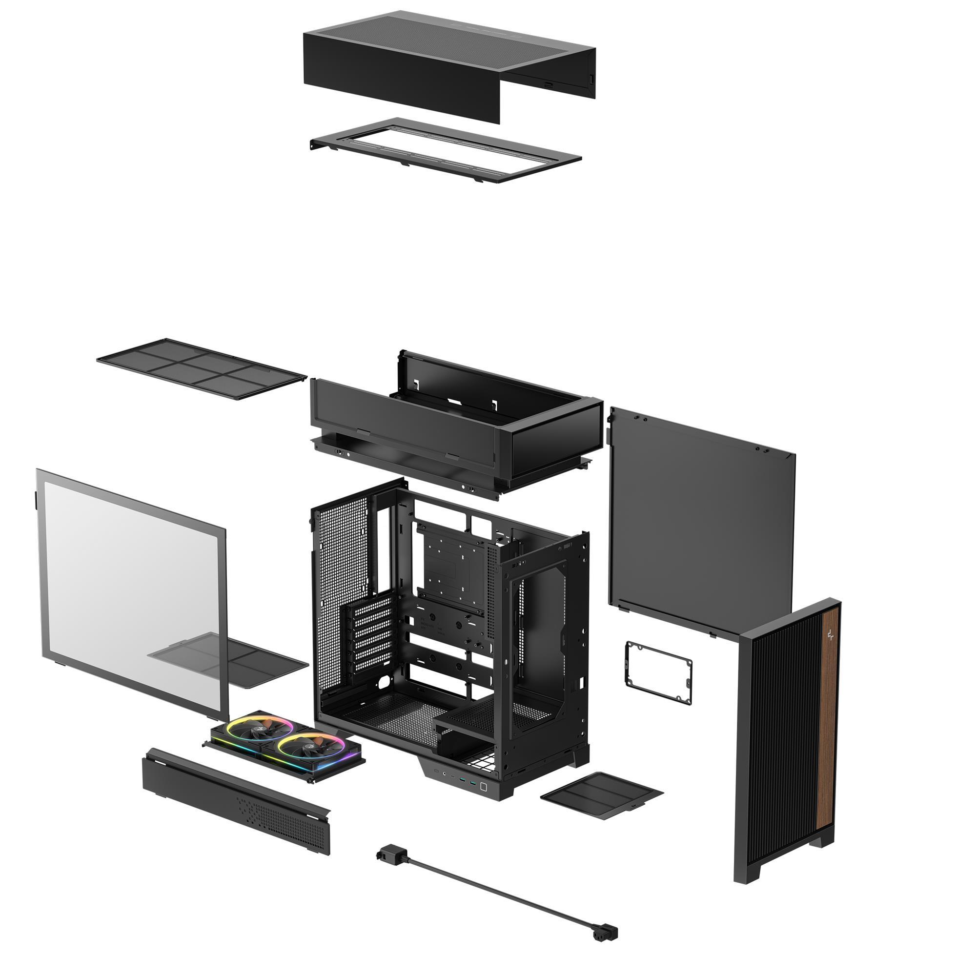 Корпус DeepCool CL660 Black (R-CL660-BKNNA0-G-1) фото11
