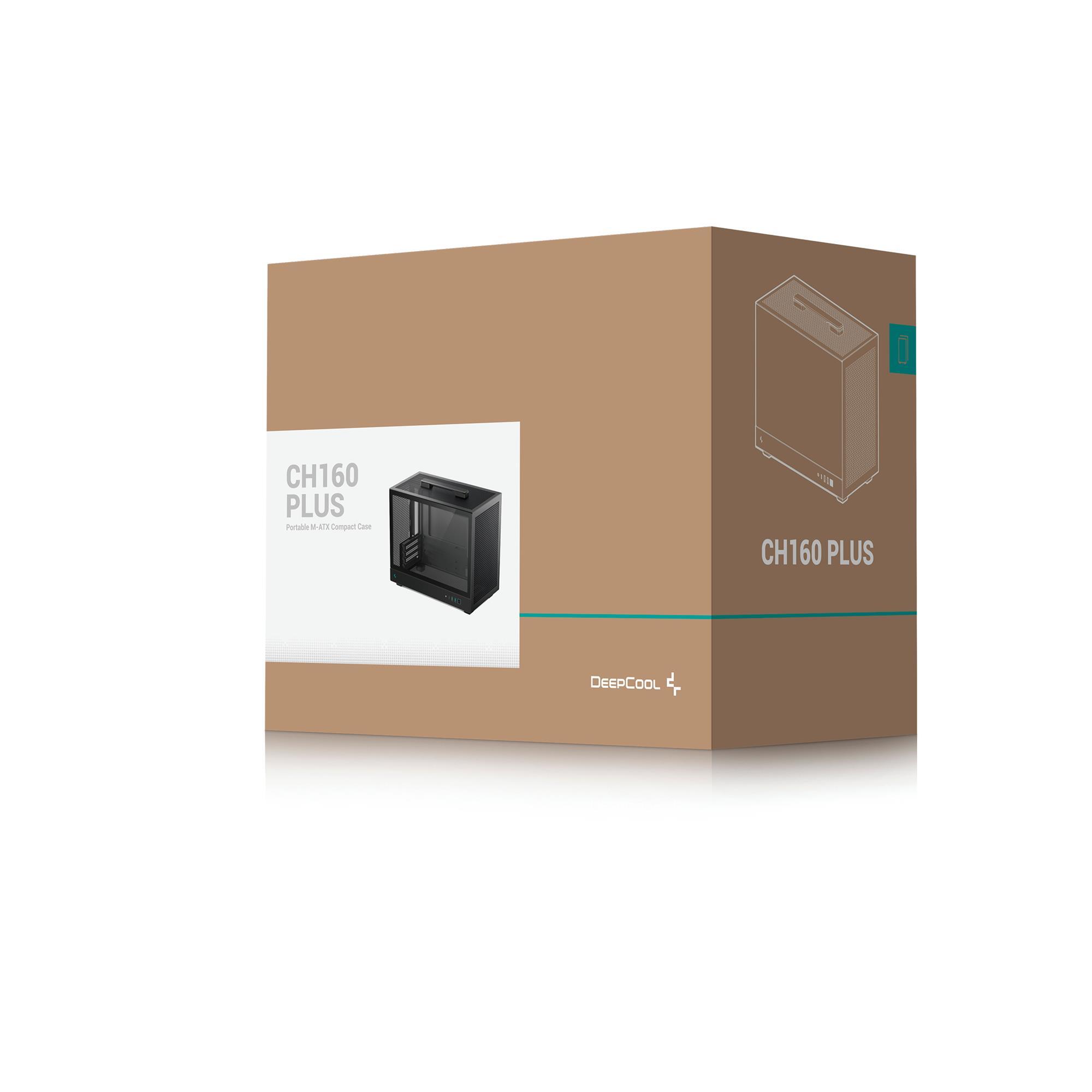 Корпус DeepCool CH160 Plus Black (R-CH160-BKNGM0-G) без БЖ фото11