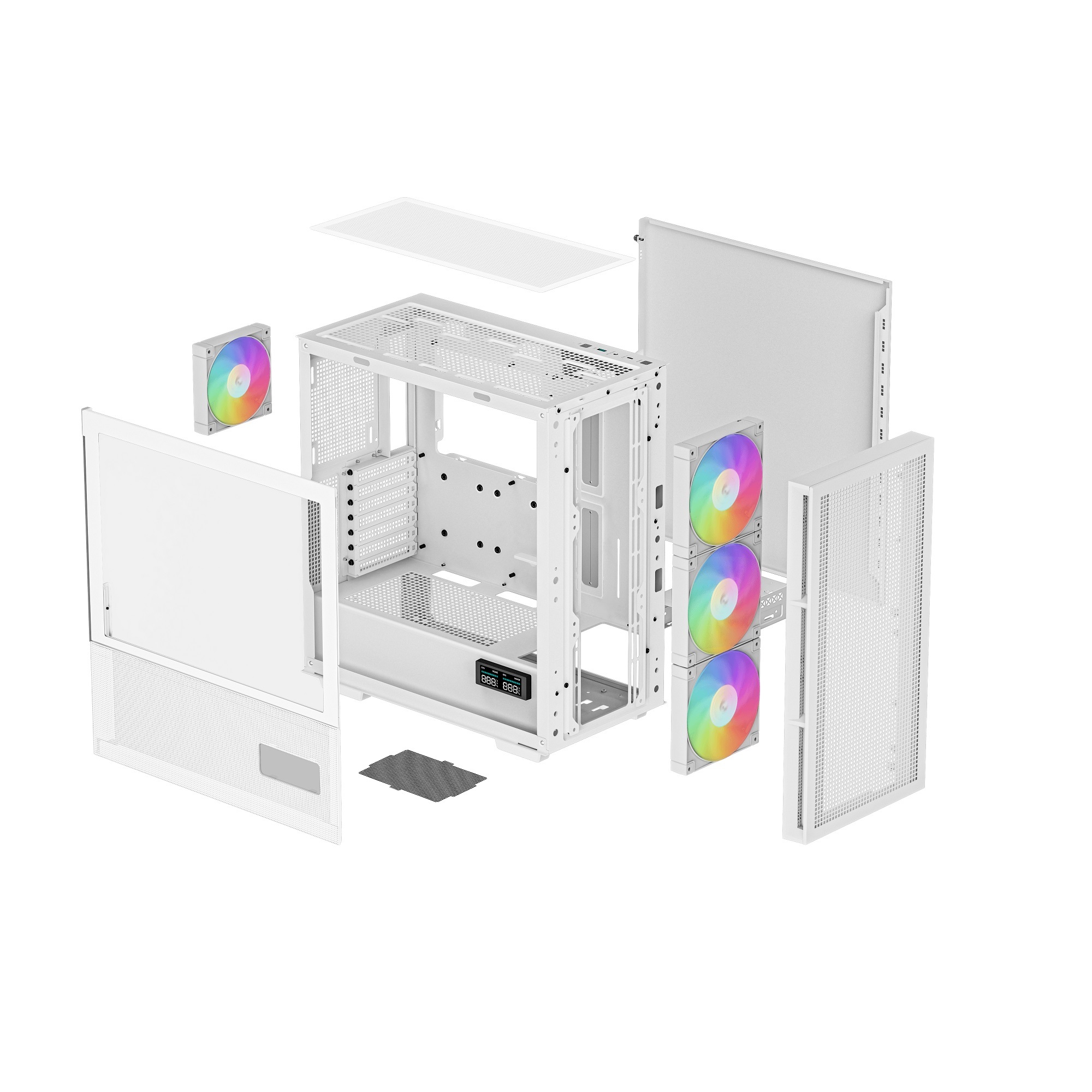 Корпус DeepCool CH560 Digital White (R-CH560-WHAPE4D-G-1) без БЖ фото13