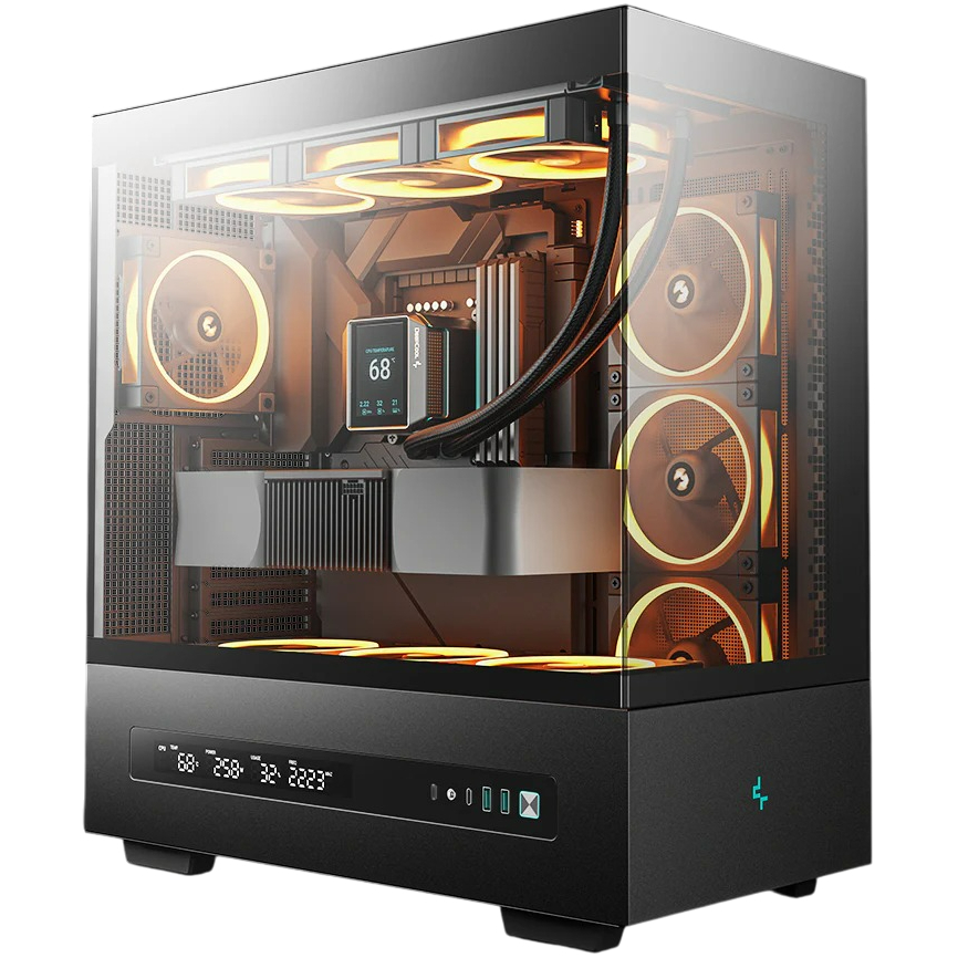 Корпус DeepCool CH690 Digital Black (R-CH690-BKNNA0D-G-1) без БЖ фото11