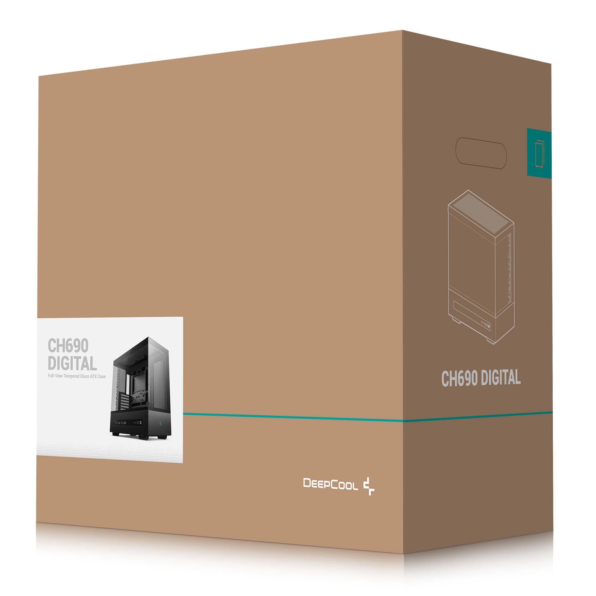 Корпус DeepCool CH690 Digital Black (R-CH690-BKNNA0D-G-1) без БЖ фото13