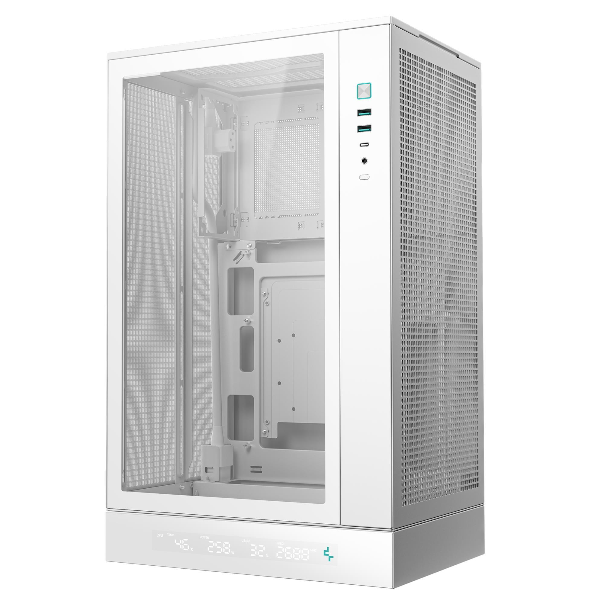 Корпус DeepCool CH270 Digital White (R-CH270-WHNDM0-G-1) без БЖ фото