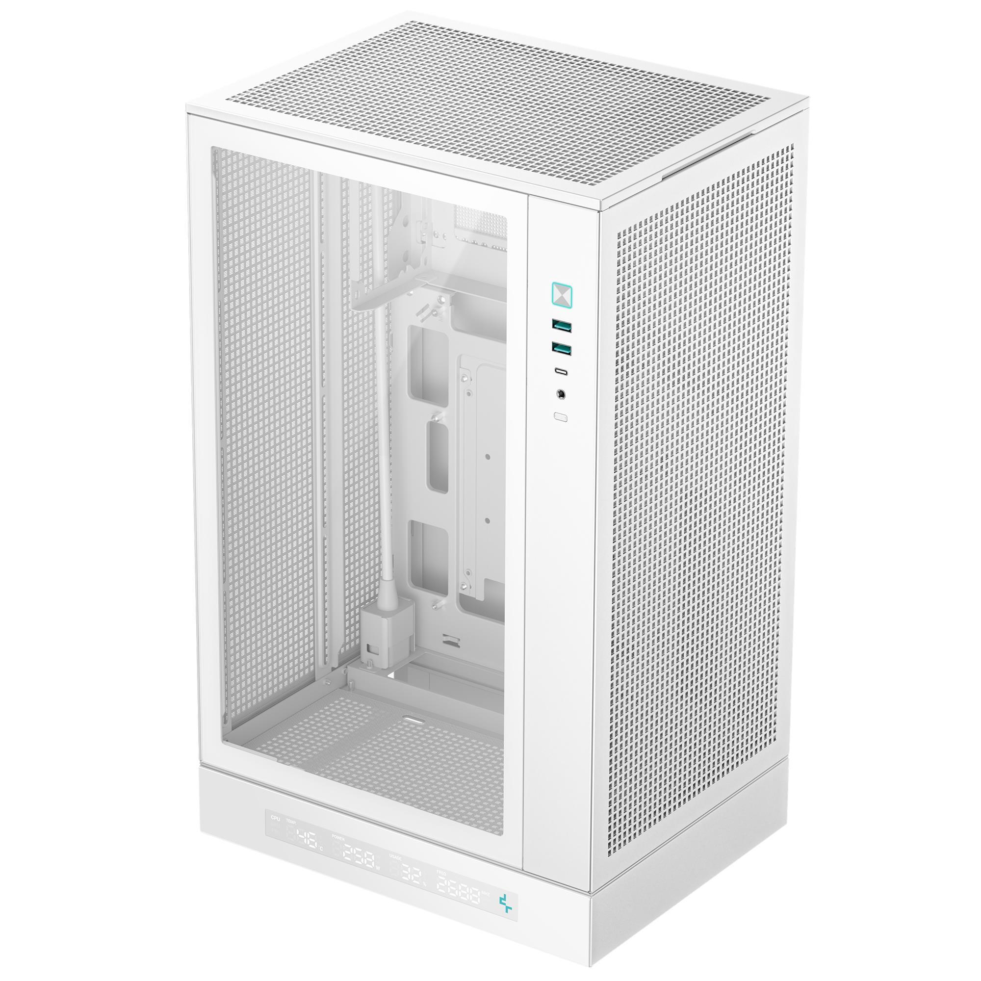 Корпус DeepCool CH270 Digital White (R-CH270-WHNDM0-G-1) без БЖ фото