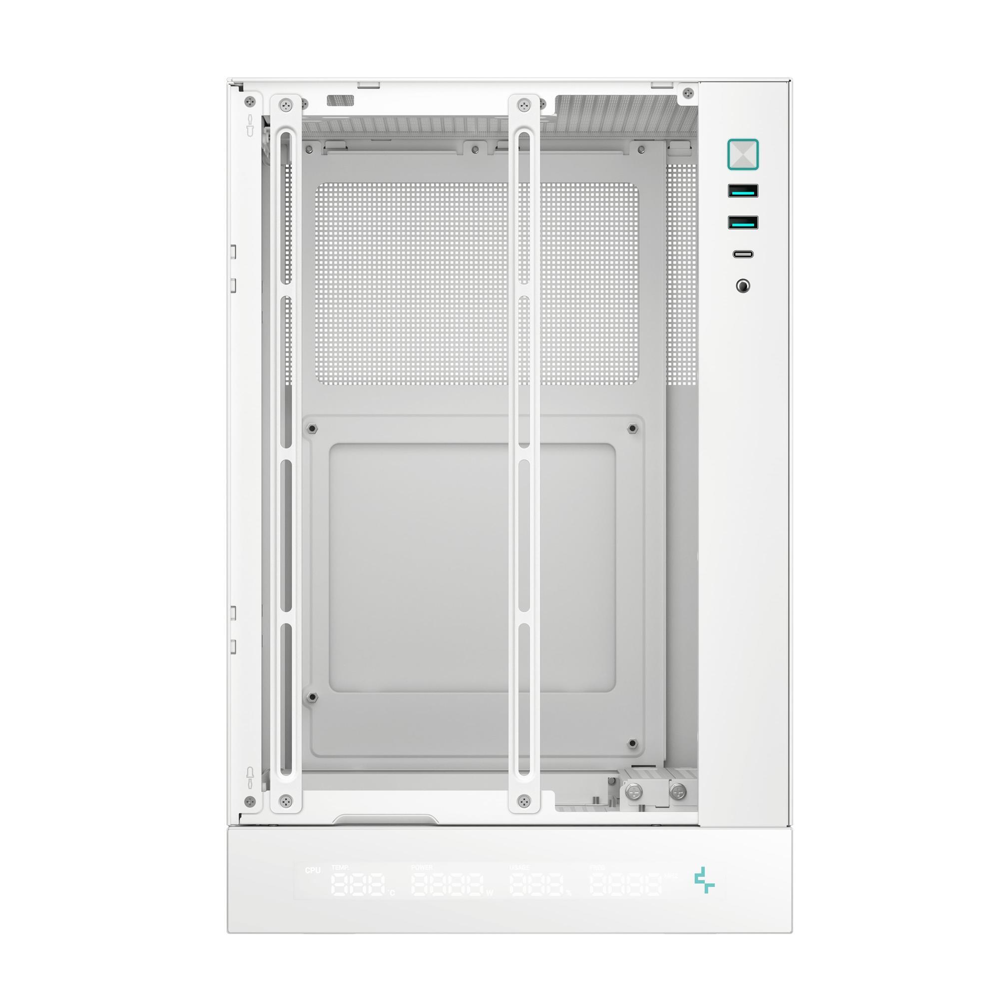 Корпус DeepCool CH170 Digital White (R-CH170-WHNPI0D-G-1) без БЖ фото5