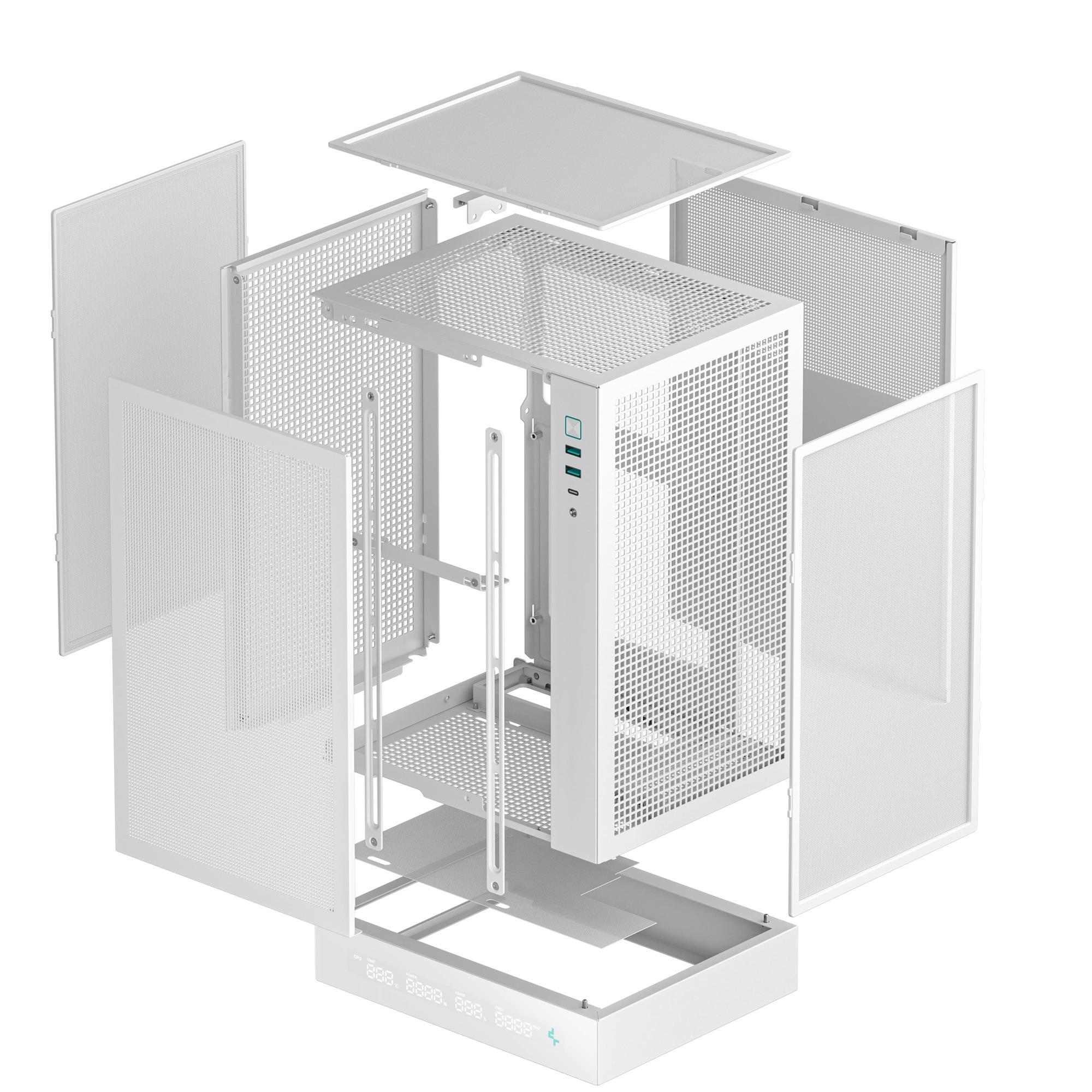 Корпус DeepCool CH170 Digital White (R-CH170-WHNPI0D-G-1) без БЖ фото11