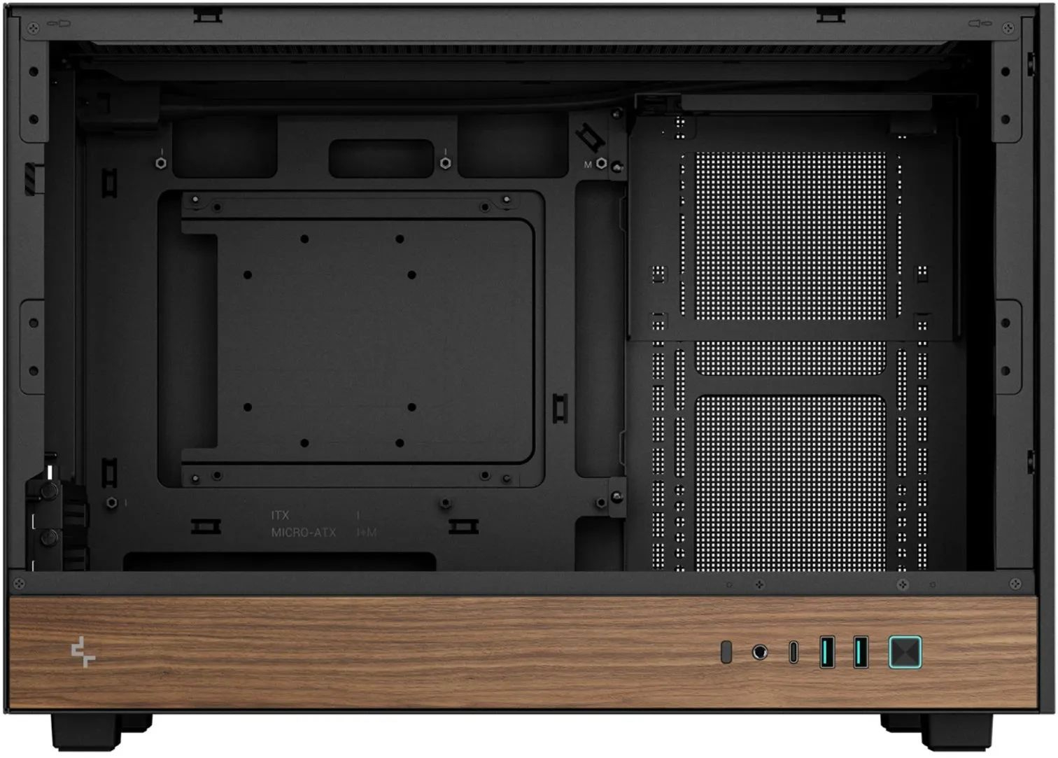 Корпус DeepCool CH260 Wood Black (R-CH260-BKNWM0-G-1) фото5
