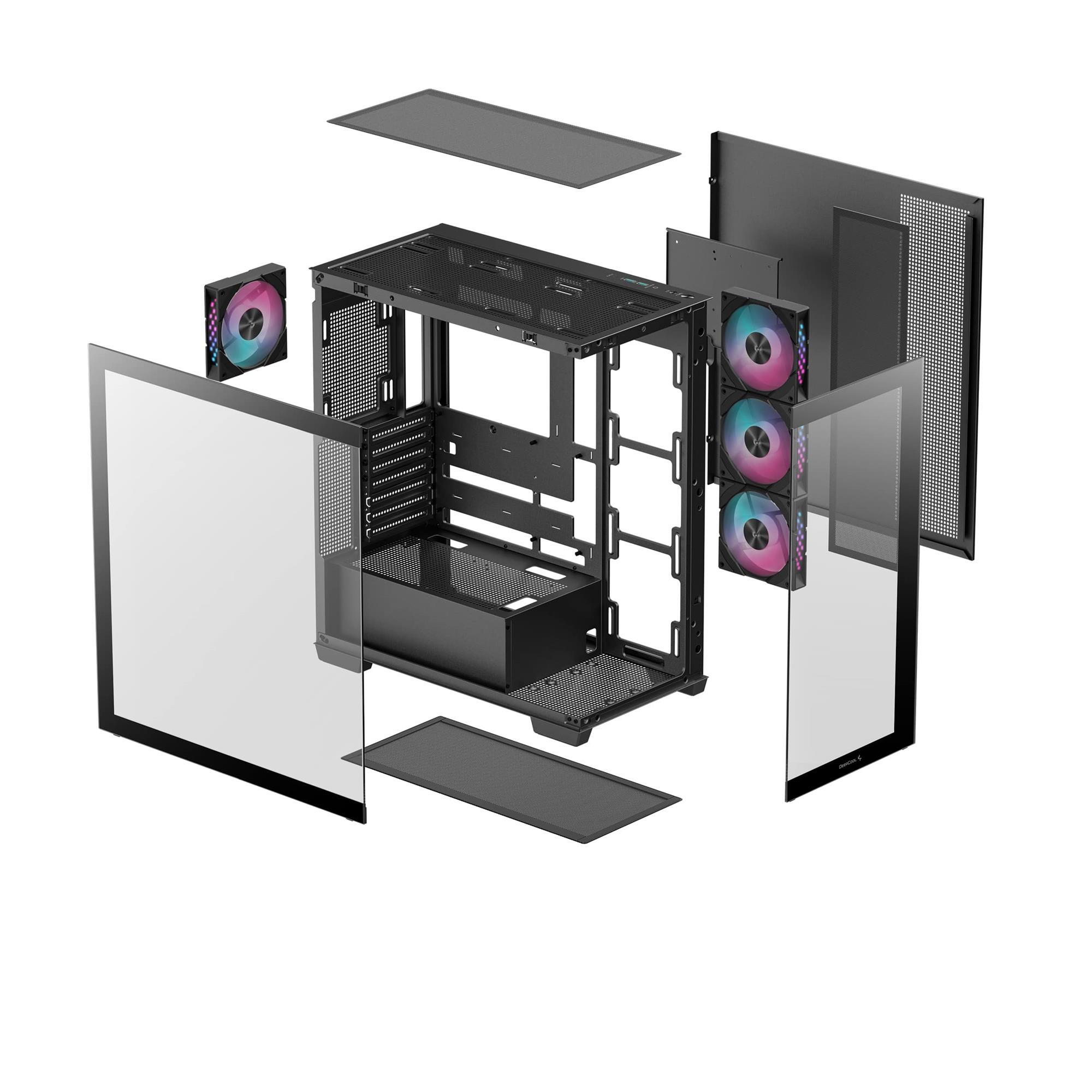Корпус DeepCool CG580 4F Black (R-CG580-BKADA4-G-1) без БЖ фото