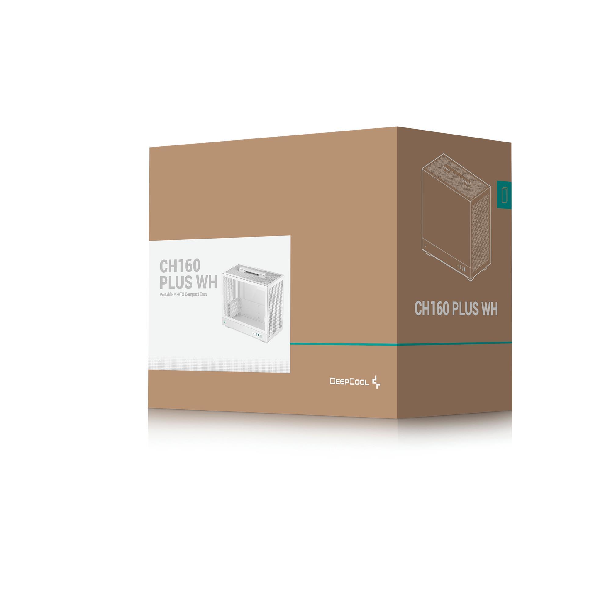 Корпус DeepCool CH160 Plus White (R-CH160-WHNGM0-G) без БП фото11