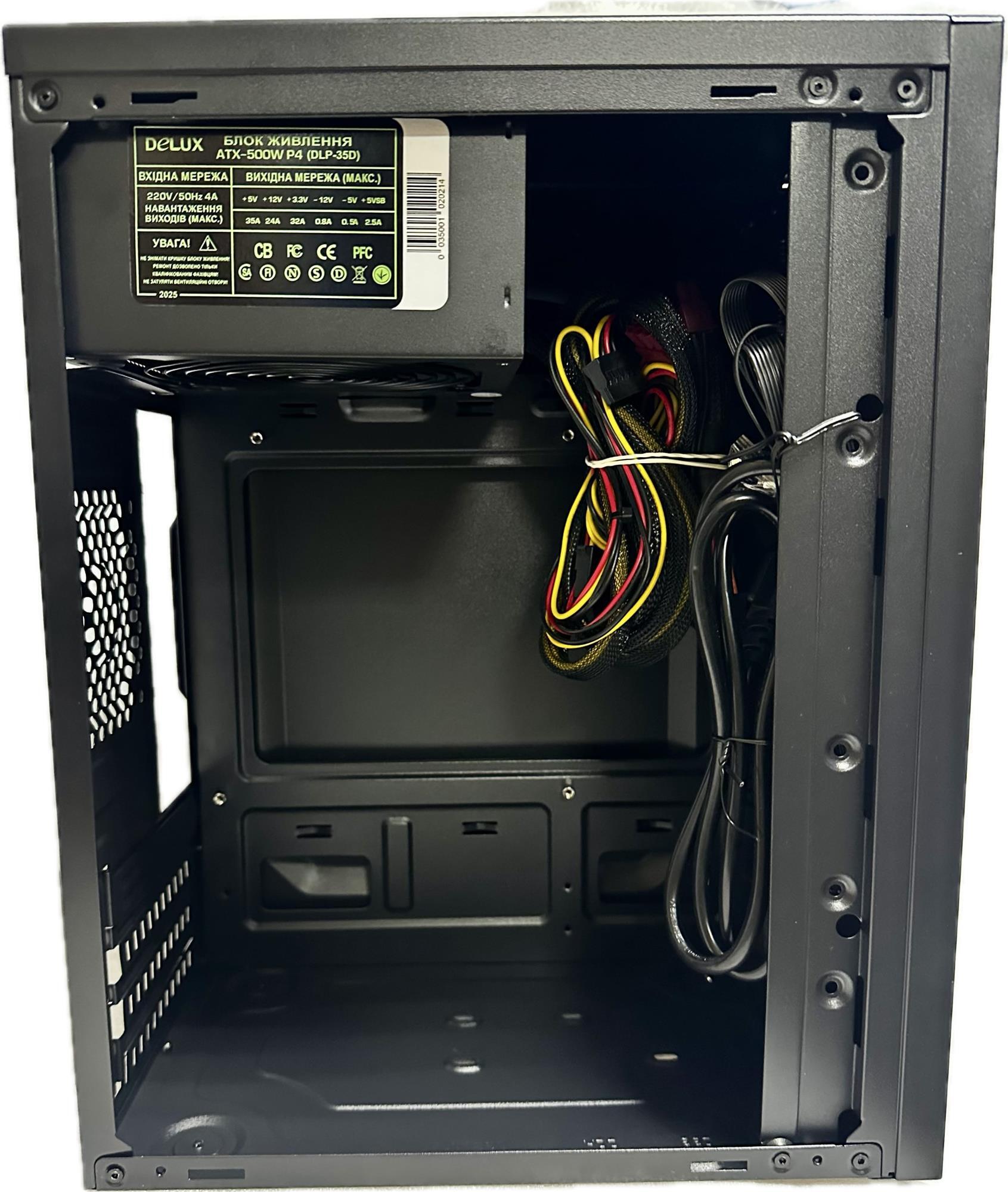 Корпус Delux MK 350 Black 500W 12Fan фото7