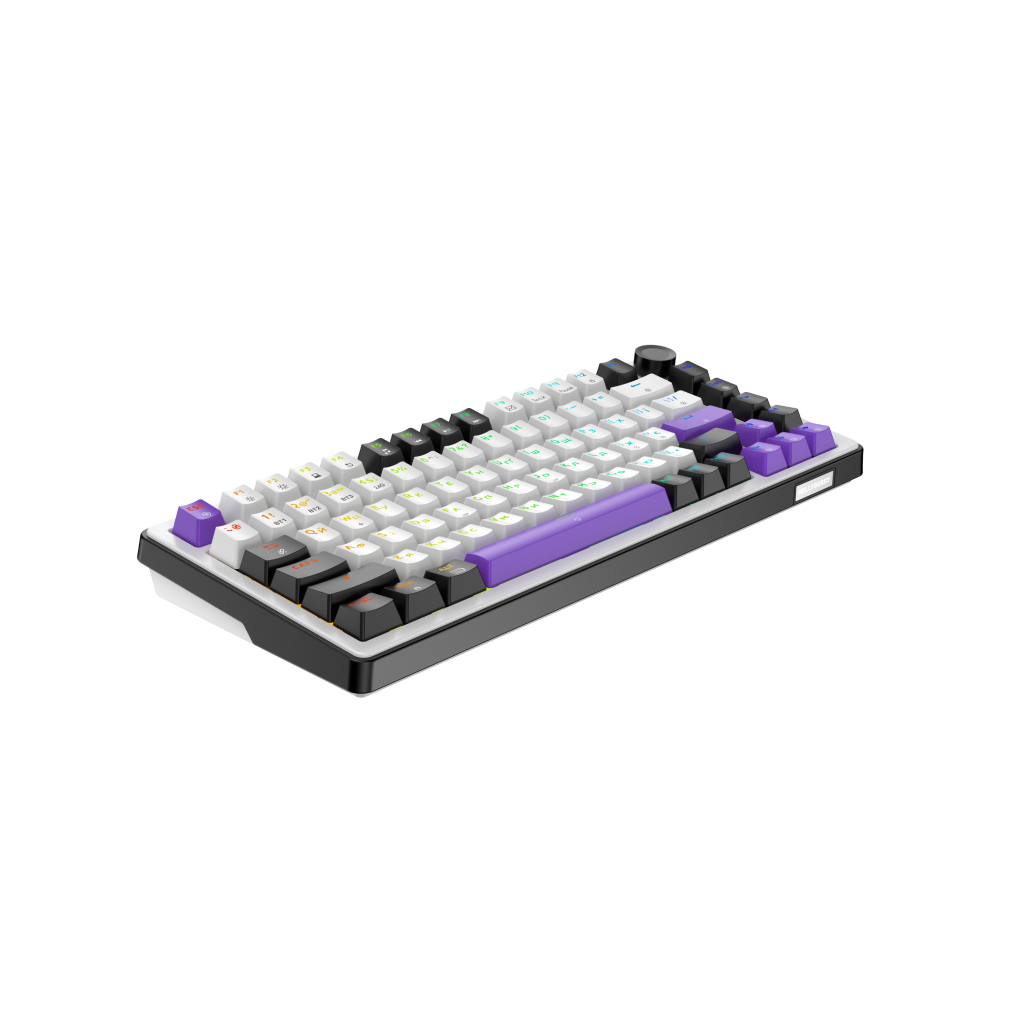 Ігрова клавіатура Hator Hellyberry HK75 Wireless White-Violet фото4