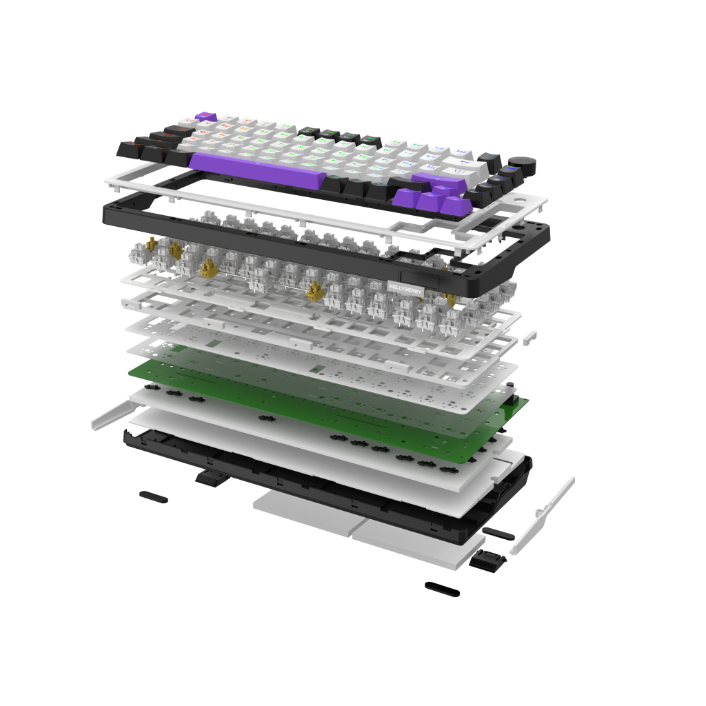 Ігрова клавіатура Hator Hellyberry HK75 Wireless White-Violet фото6