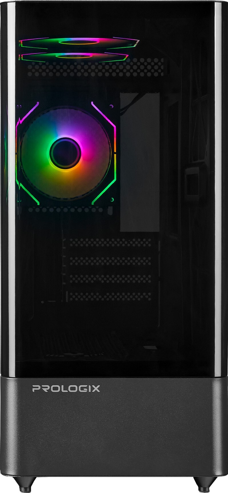 Корпус Prologix Lumi GM-01AB Glass Black фото4
