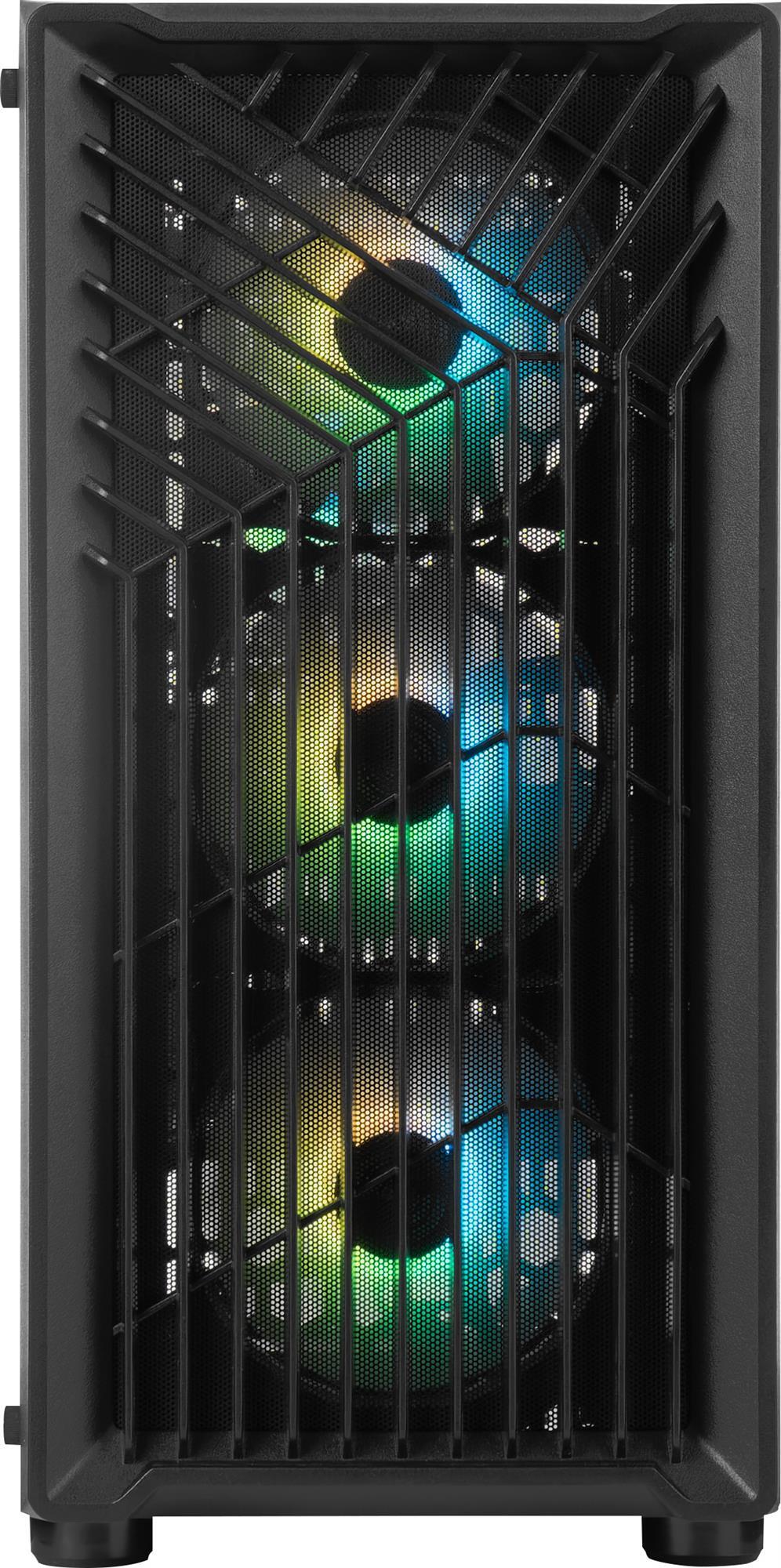 Корпус Prologix Flow GM-05RB Black фото2