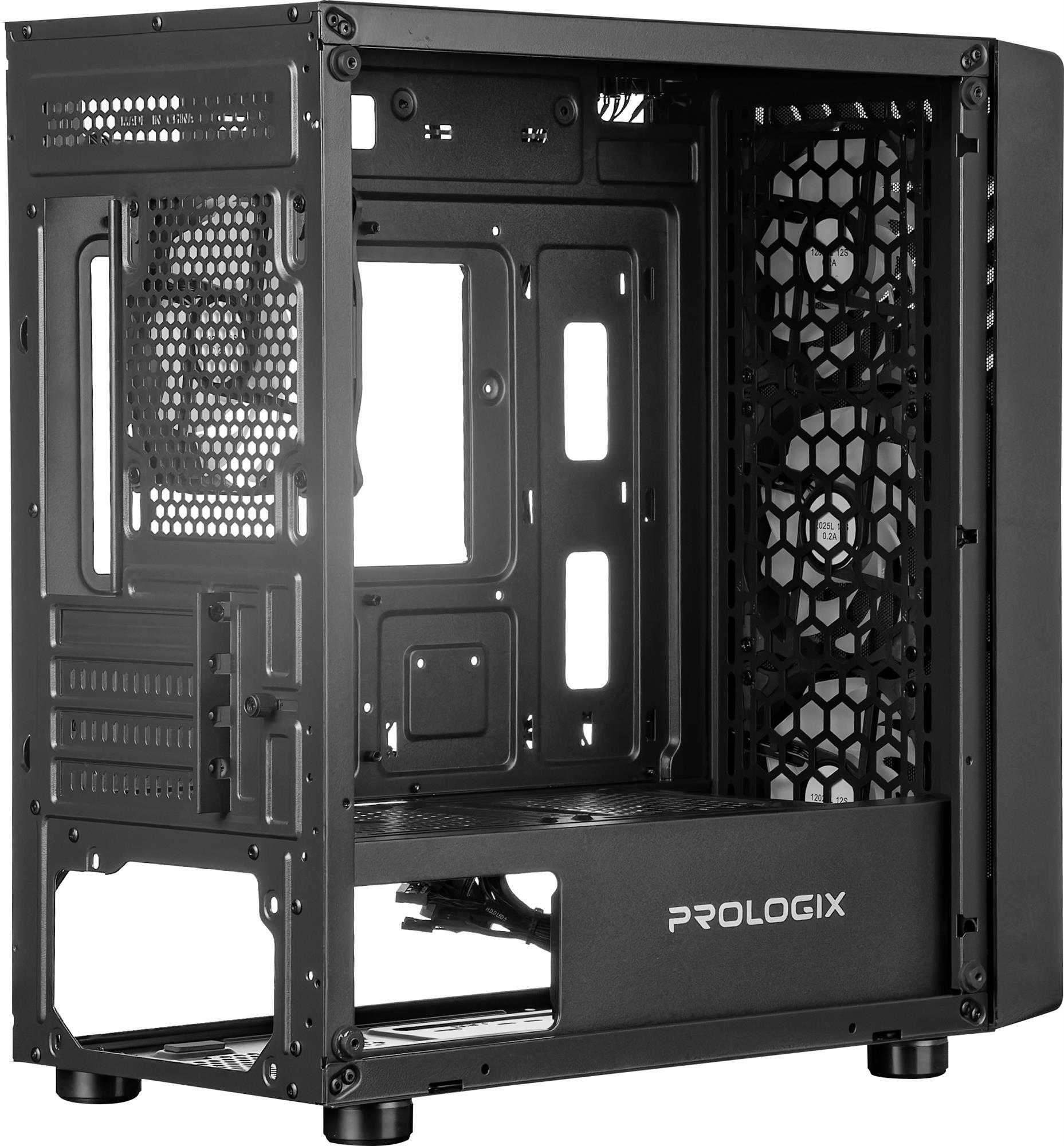 Корпус Prologix Flow GM-05RB Black фото4