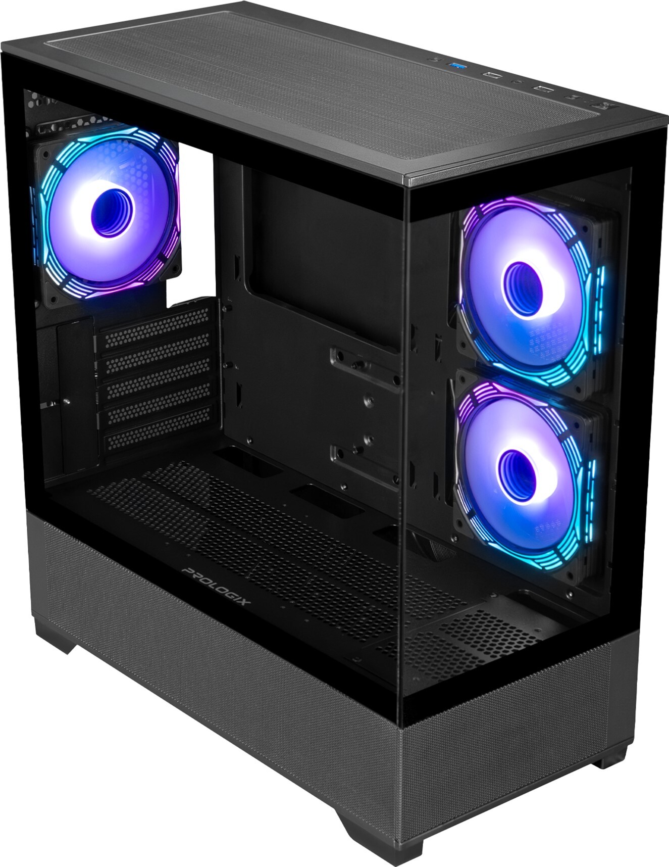 Корпус Prologix Axon GM-03AB Glass Black фото2