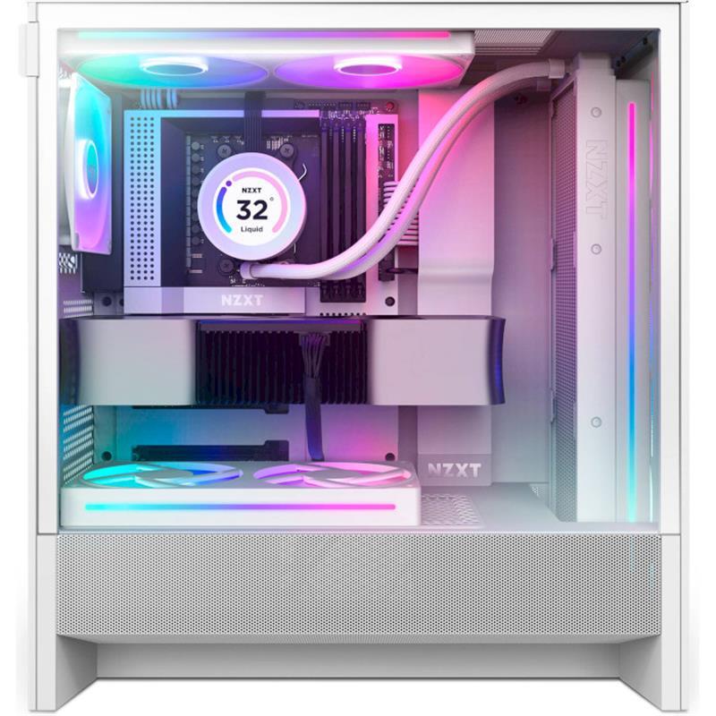 Корпус NZXT H5 Flow RGB White (CC-H52FW-R1) без БЖ фото7