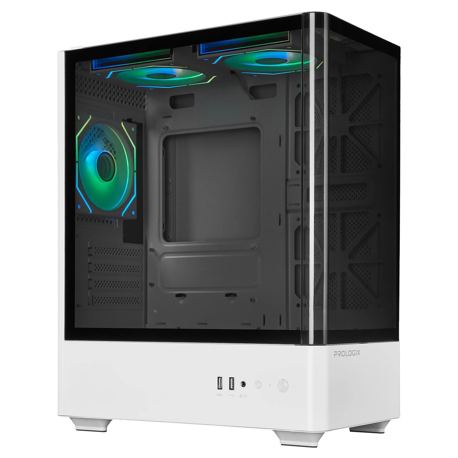 Корпус Prologix Lumi GM-01AW Glass White фото2