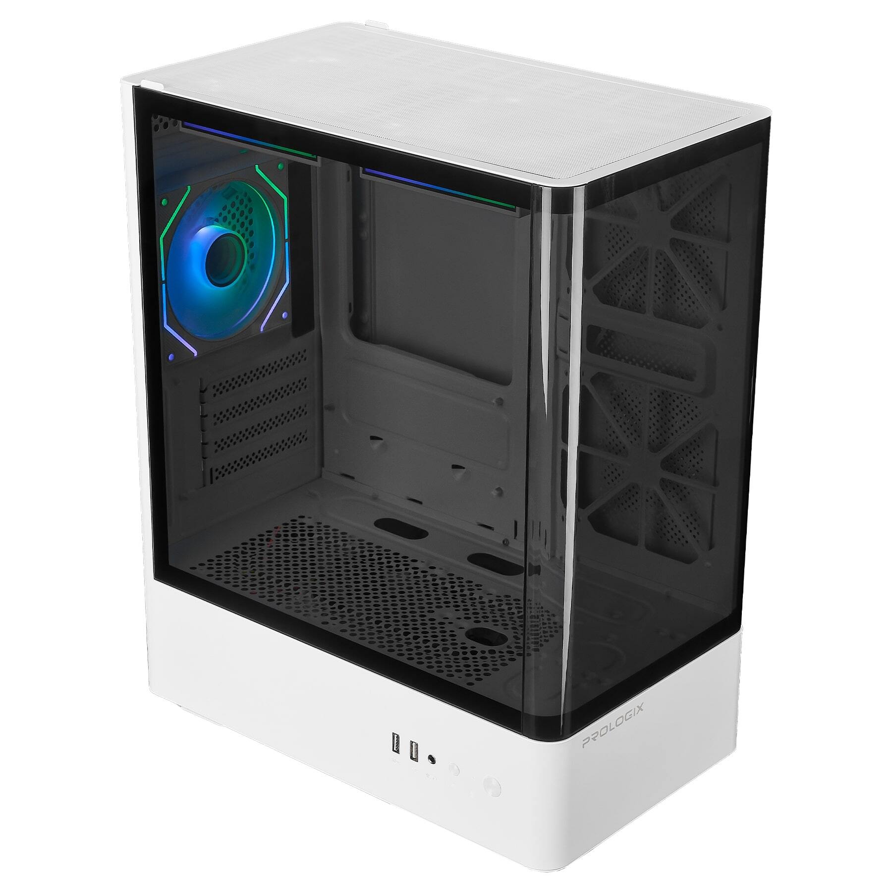 Корпус Prologix Lumi GM-01AW Glass White фото3