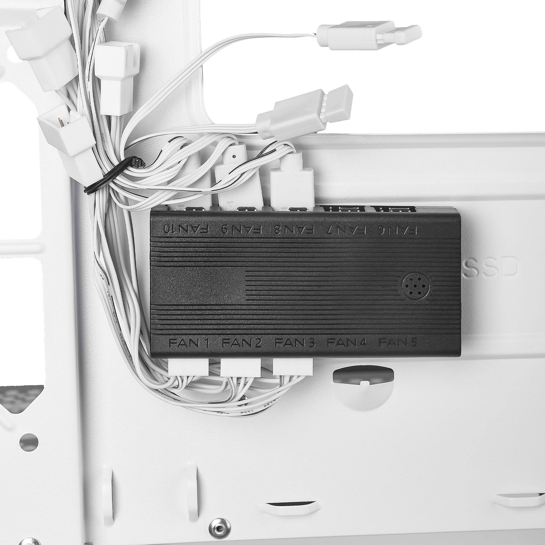 Корпус Prologix Lumi GM-01AW Glass White фото12