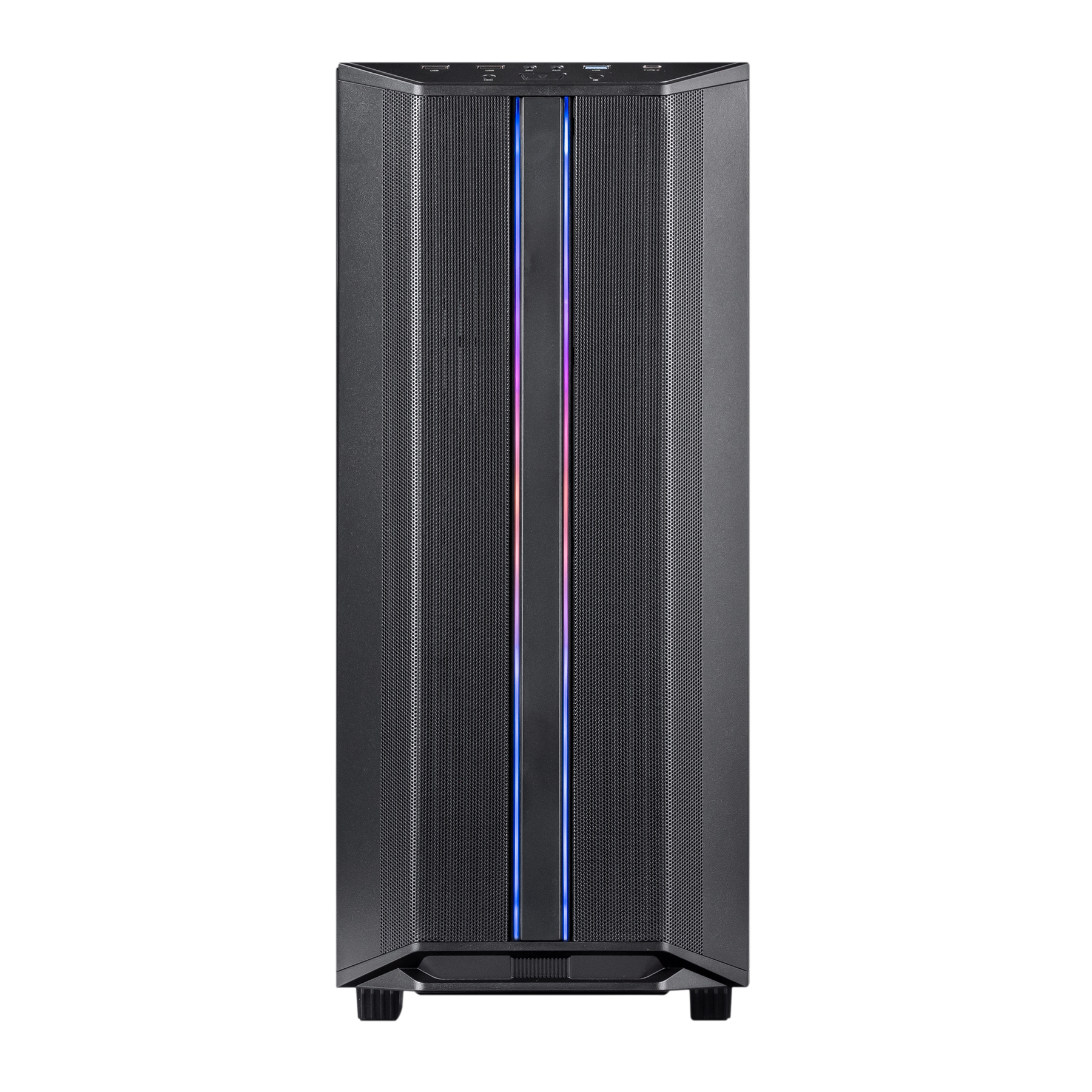 Корпус Prologix E122 Tempered Glass&Mesh Black фото3