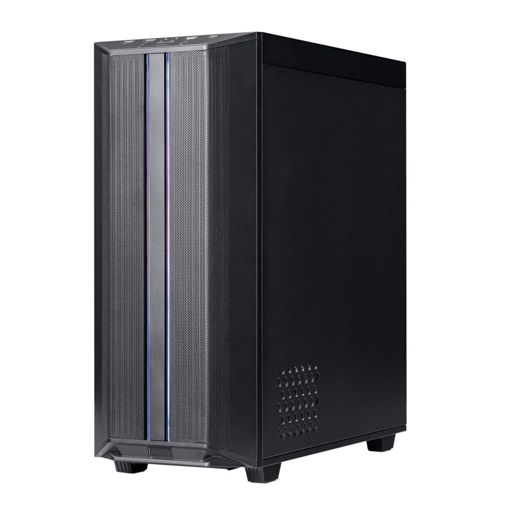 Корпус Prologix E122 Tempered Glass&Mesh Black фото4