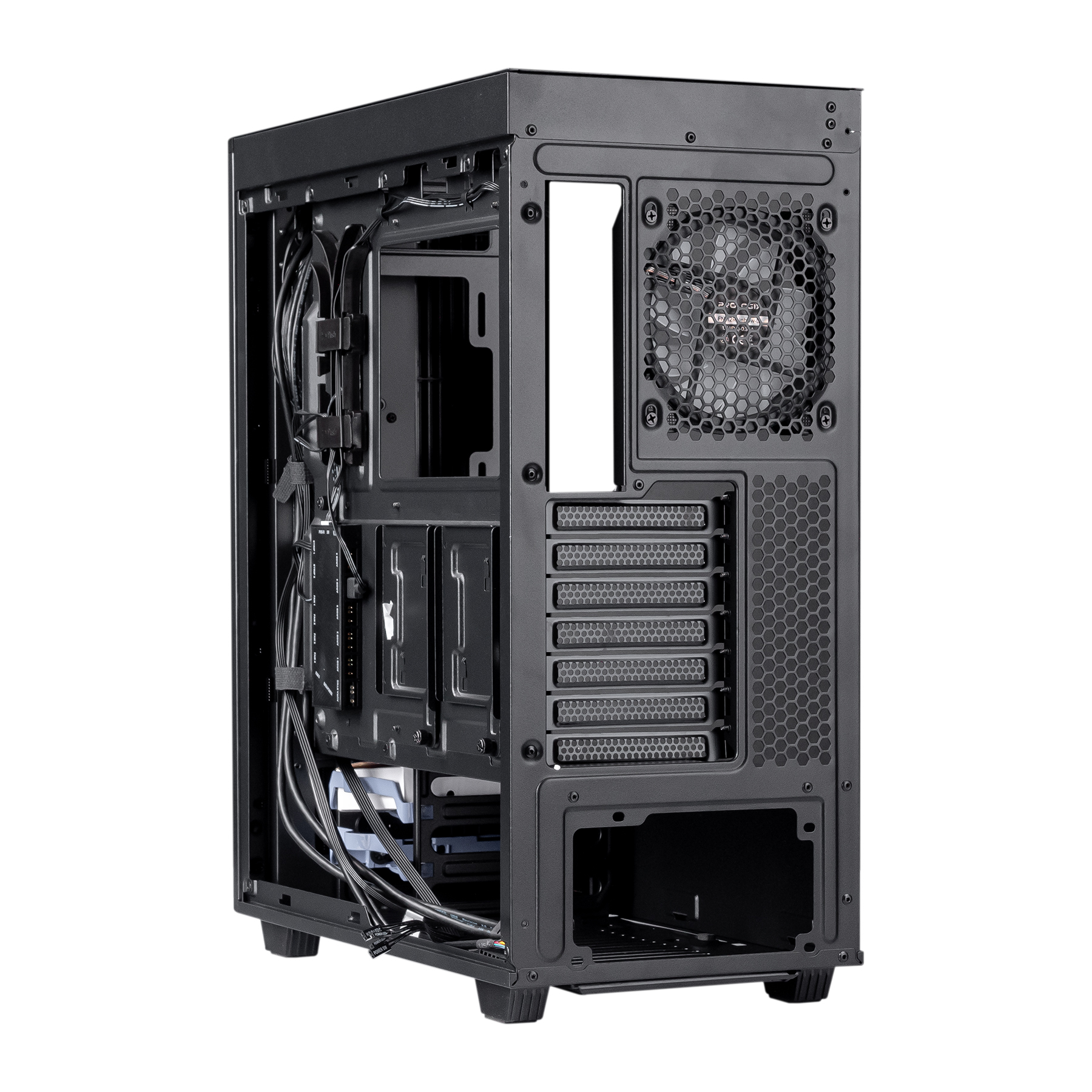 Корпус Prologix E122 Tempered Glass&Mesh Black фото5