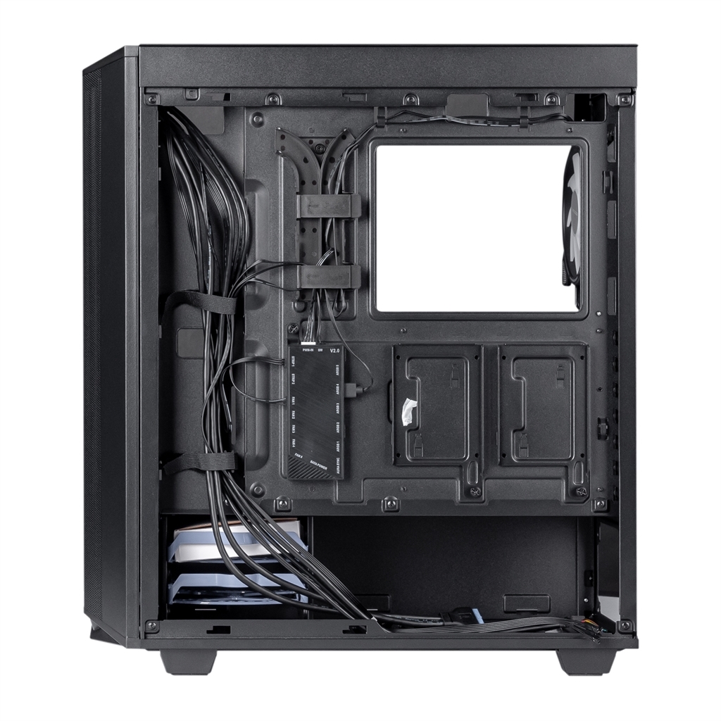 Корпус Prologix E122 Tempered Glass&Mesh Black фото9