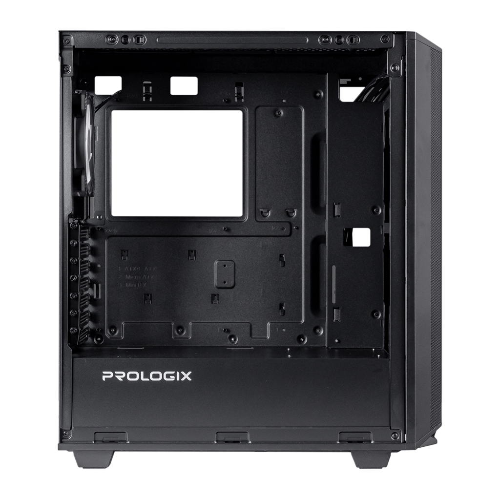 Корпус Prologix E122 Tempered Glass&Mesh Black фото10