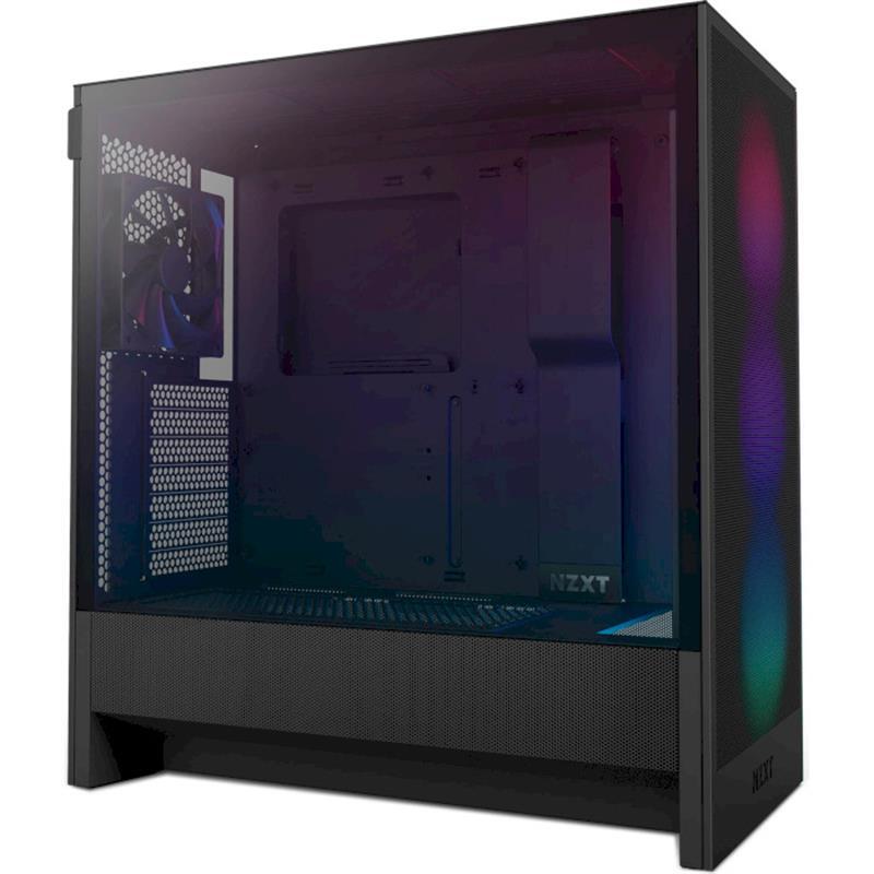 Корпус NZXT H5 Flow RGB Black (CC-H52FB-R1) без БЖ фото