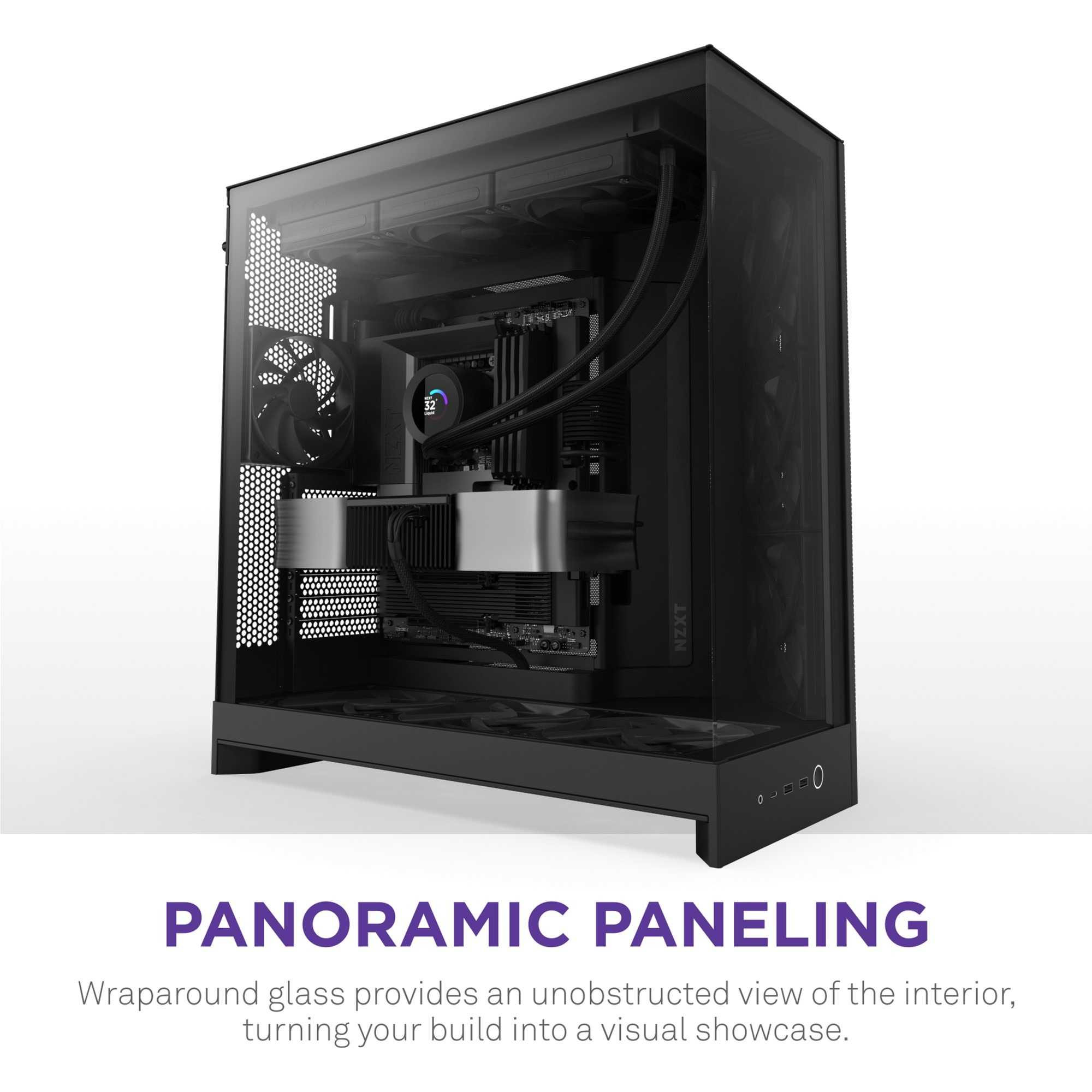 Корпус NZXT H9 Flow Black без БП (CM-H92FB-01) фото3