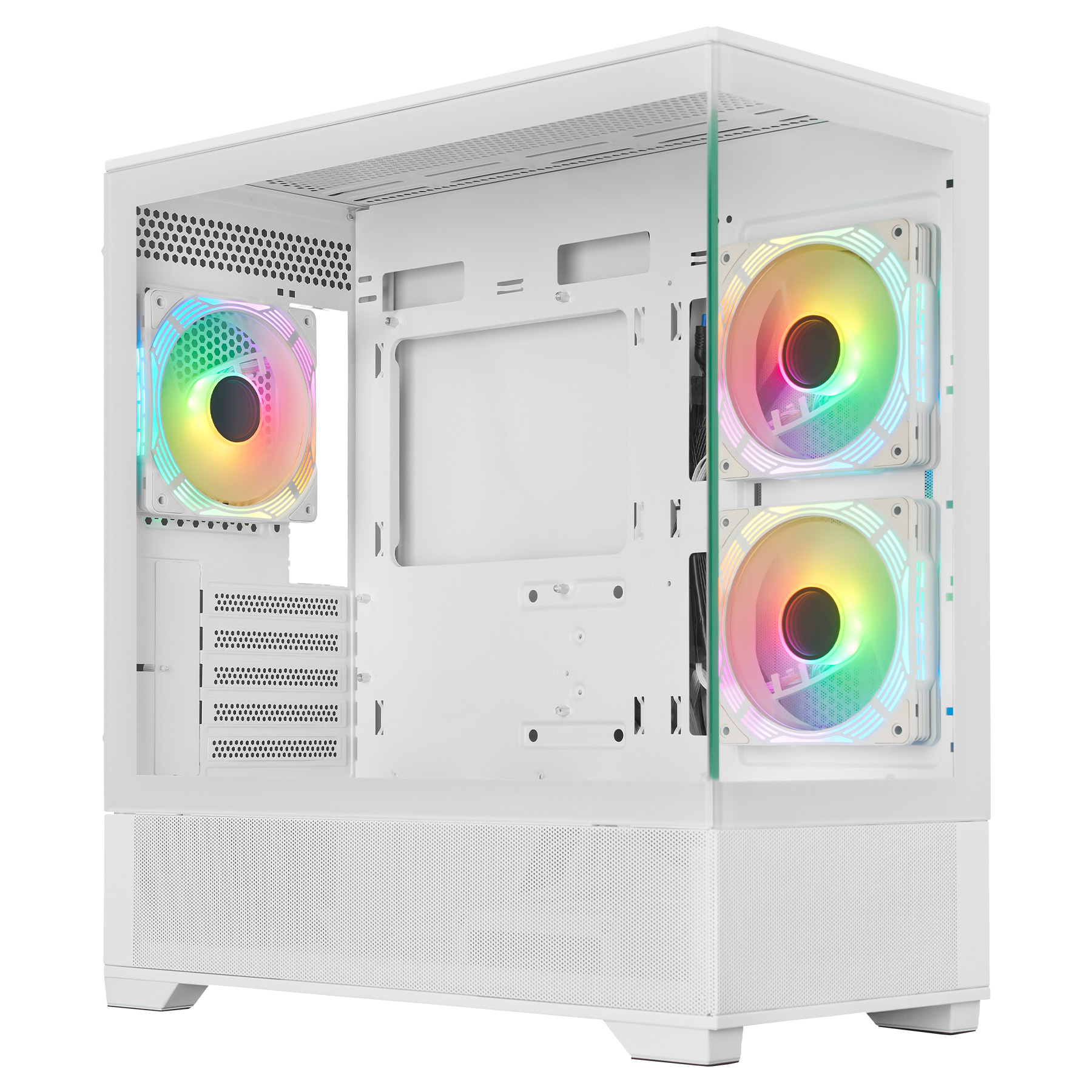 Корпус Prologix Axon GM-03AW Glass White фото2