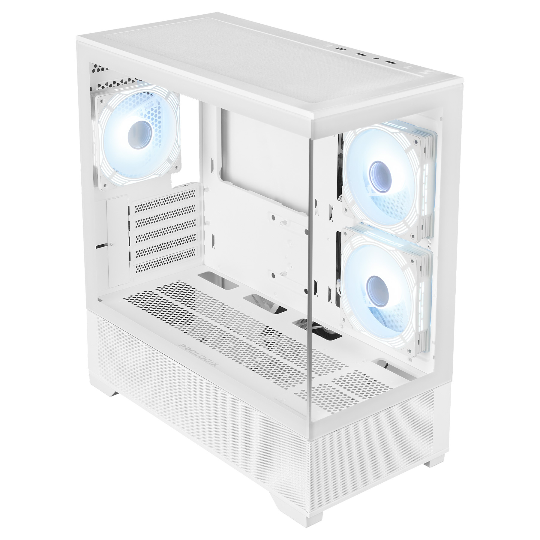 Корпус Prologix Axon GM-03AW Glass White фото3