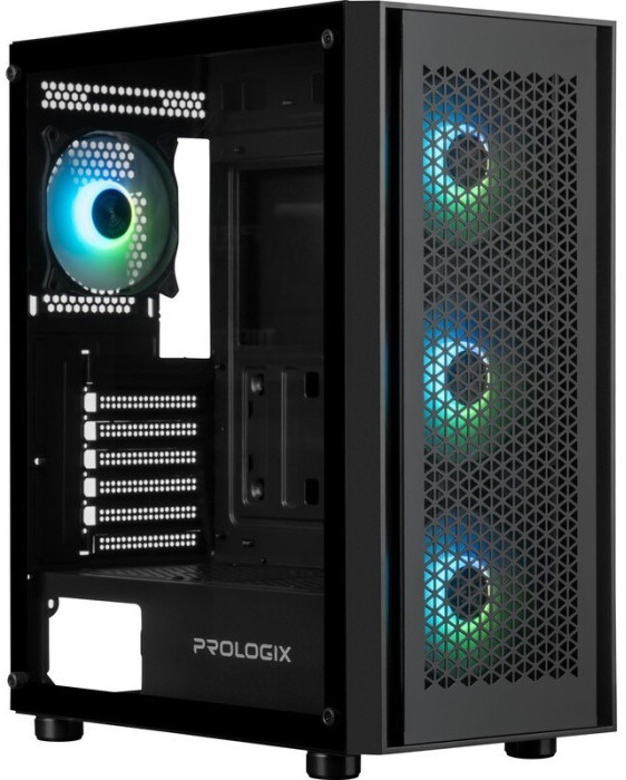 Корпус Prologix Glower GM-07RBA Black фото2